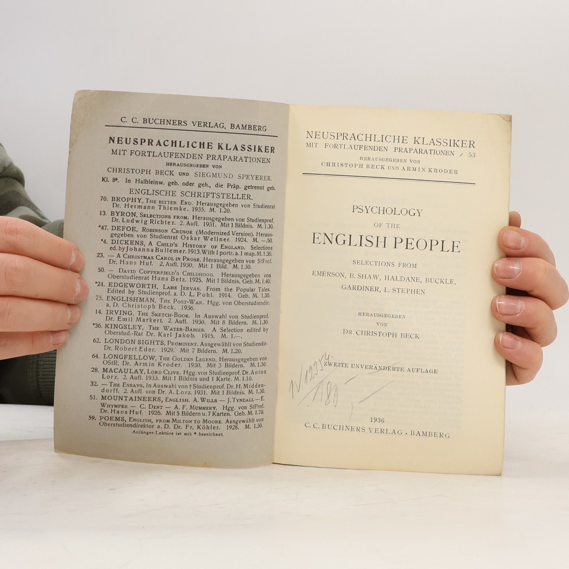 Autorenkollektiv Psychology of the English People