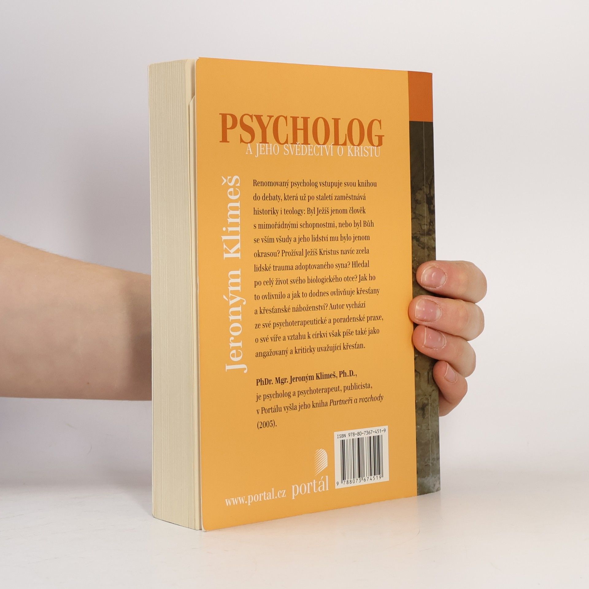 Jeroným Klimeš Psycholog a jeho svědectví o Kristu
