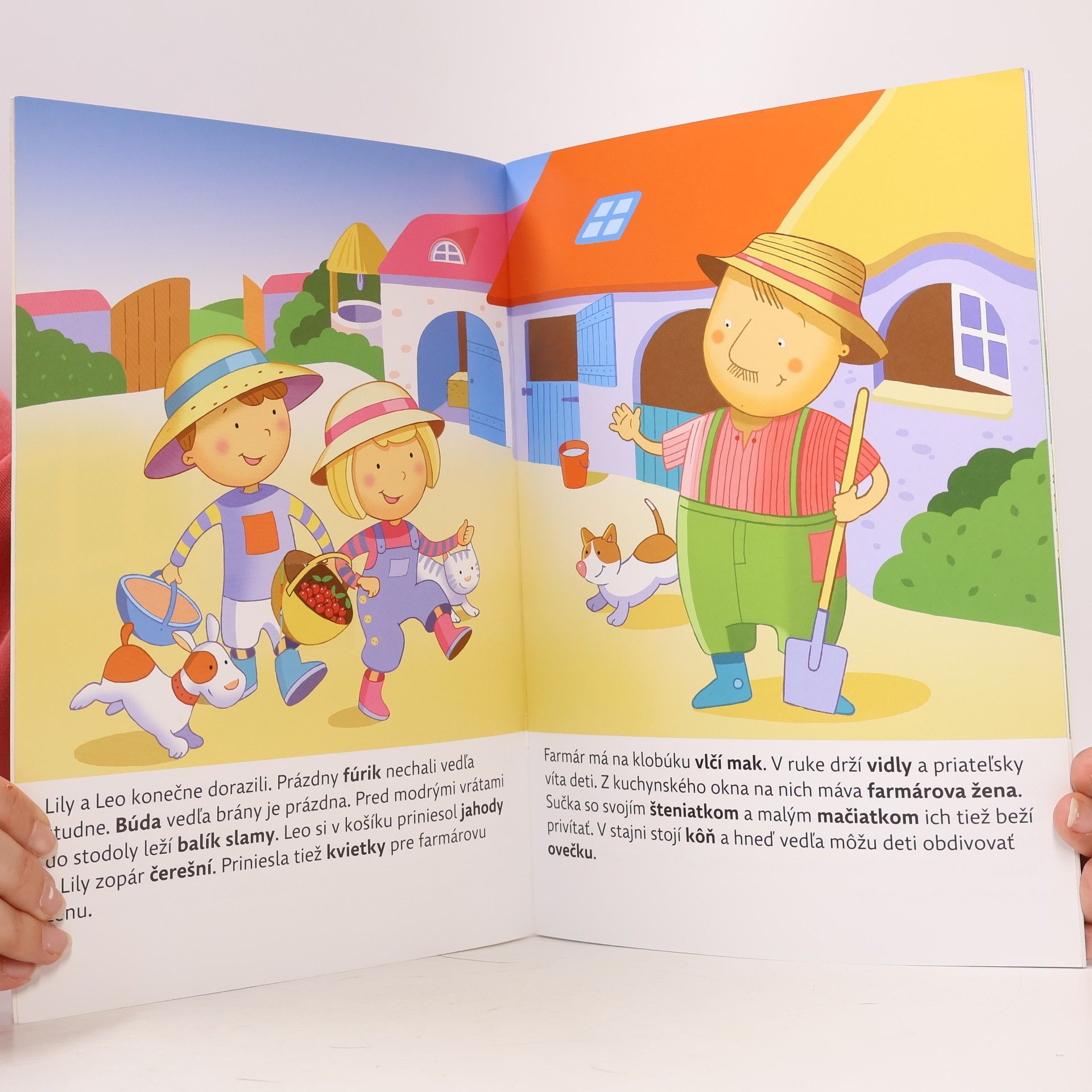 Prvé čítanie so samolepkami: Na statku