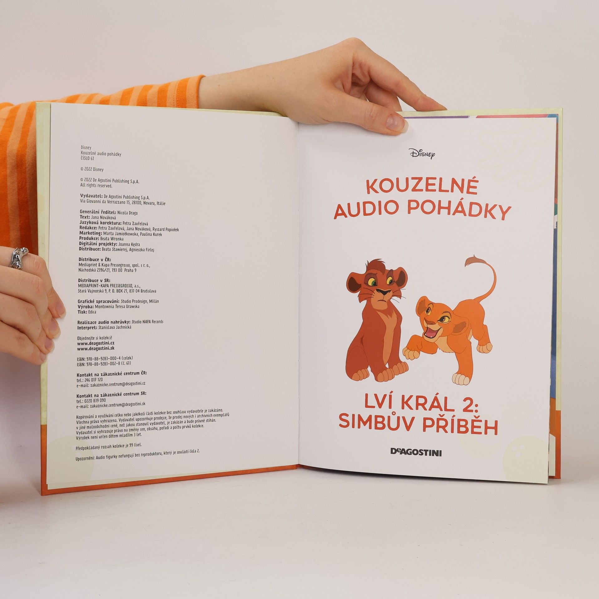 Collectif d'auteurs Kouzelné audio pohádky 61. Lví král 2 - Simbův příběh