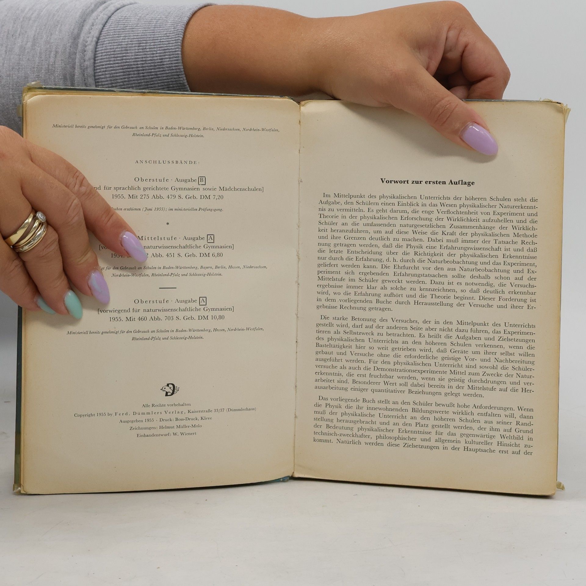 Oskar Höfling Lehrbuch der Physik B
