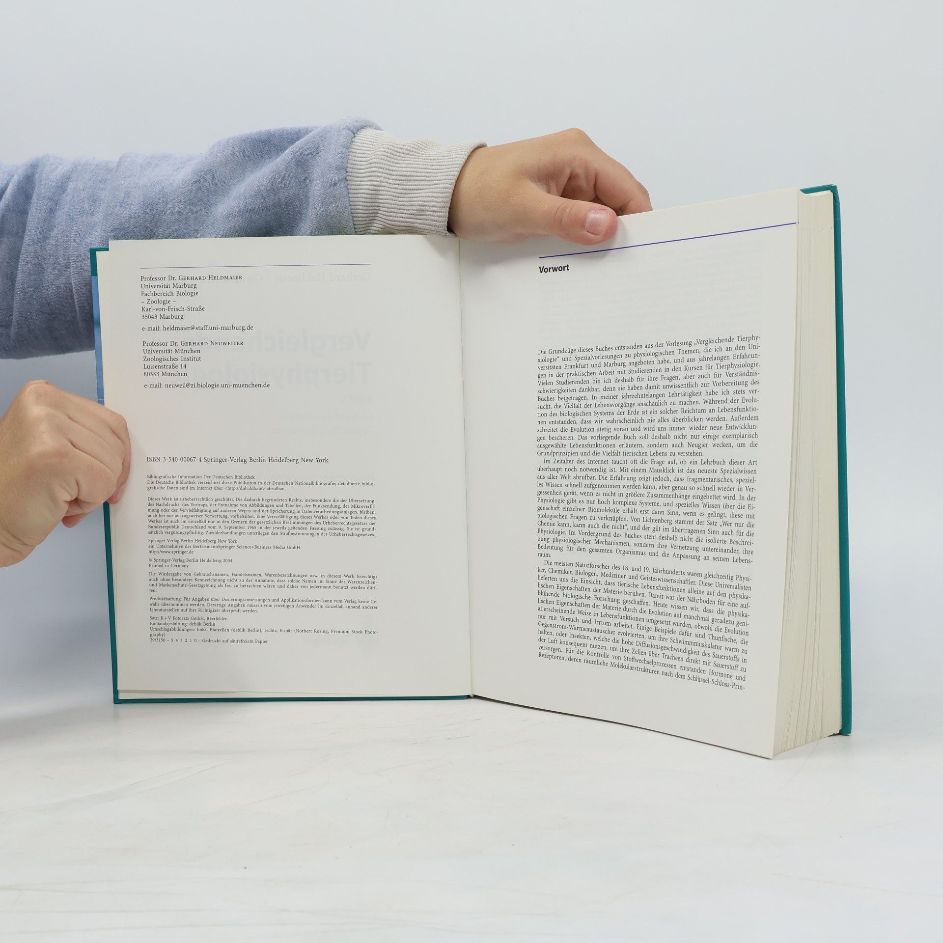 Gerhard Heldmaier Vergleichende Tierphysiologie