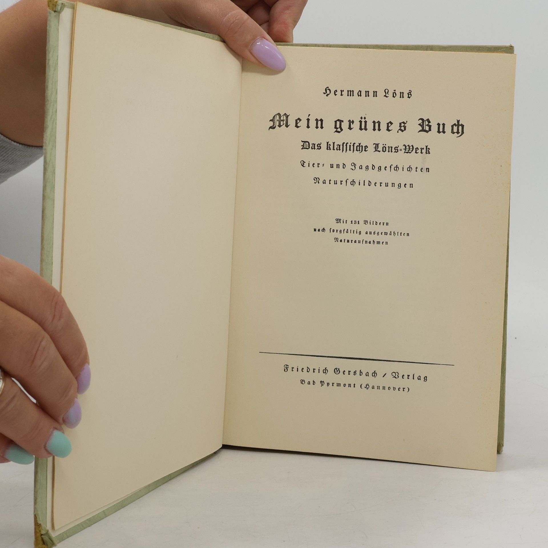 Hermann Löns Mein grünes Buch