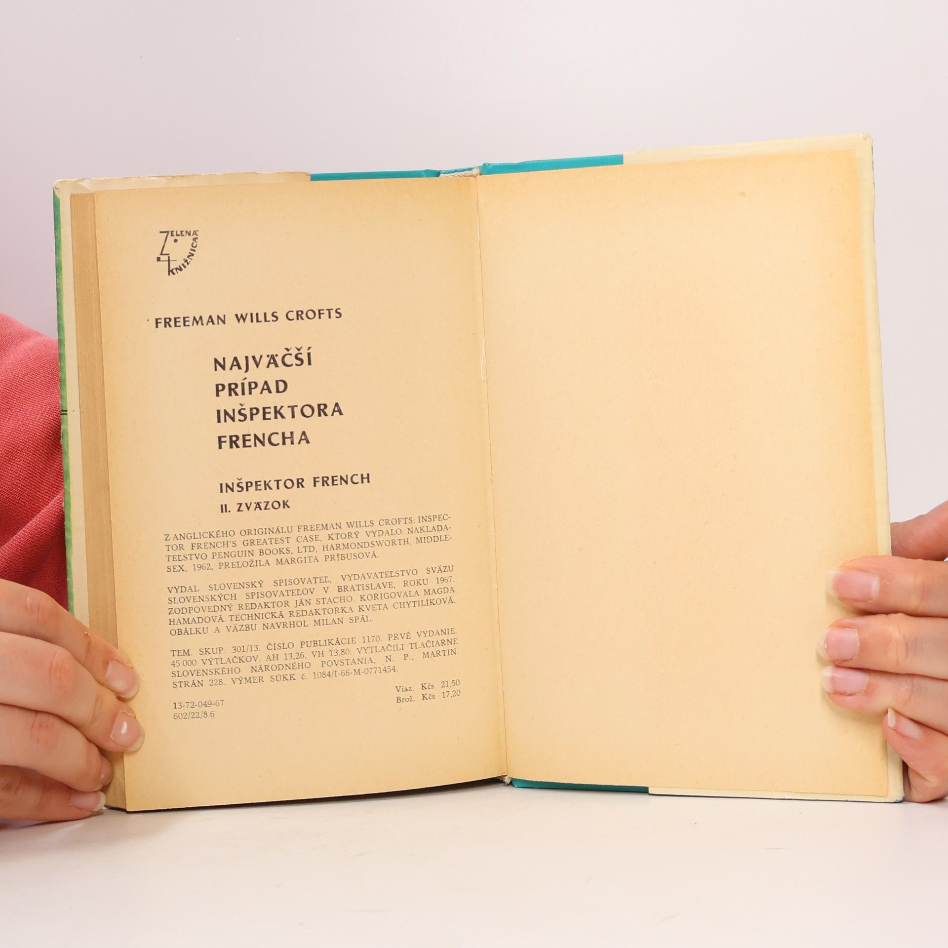 Freeman Wills Crofts Najväčší prípad inšpektora Frencha