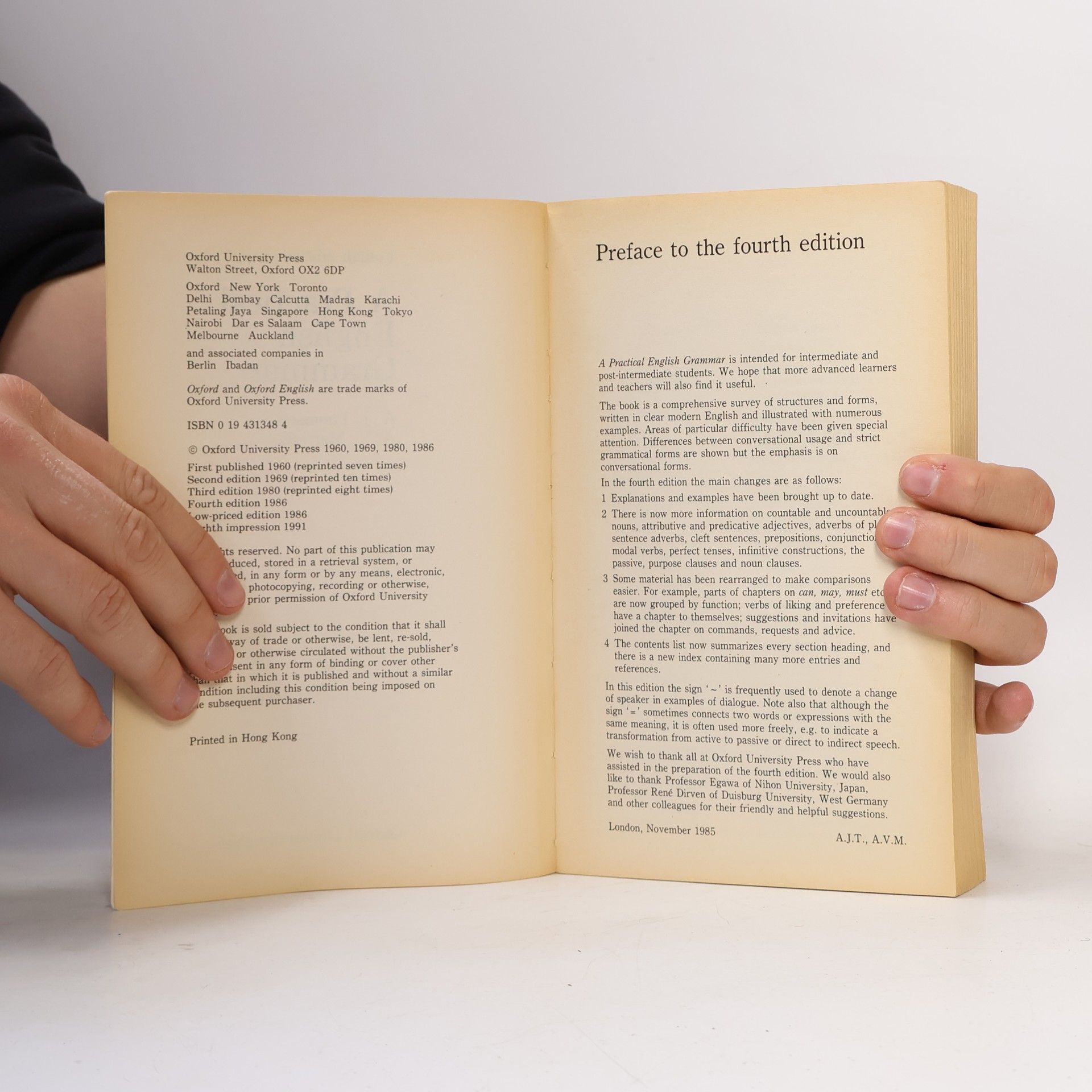 Audrey Jean Thomson A Practical English Grammar