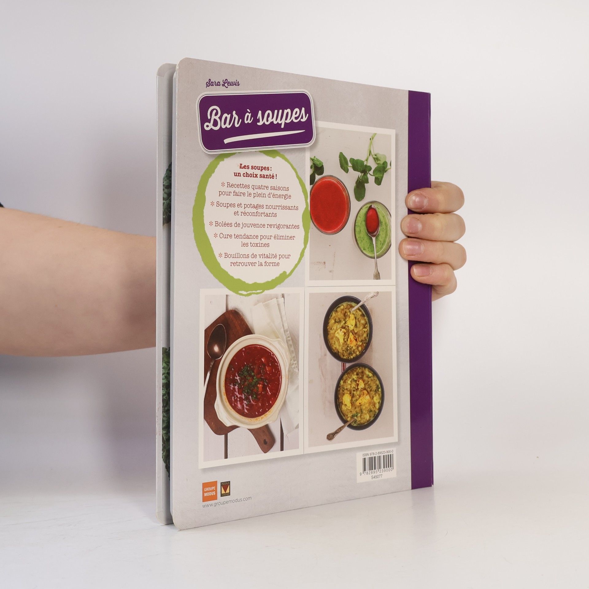 Sara Lewis Bar à soupes: 80 soupes et potages santé