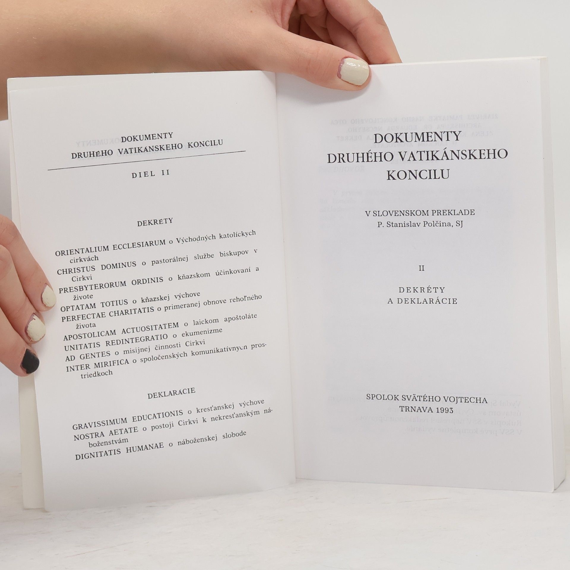 Collectif d'auteurs Dokumenty Druhého vatikánského koncilu II