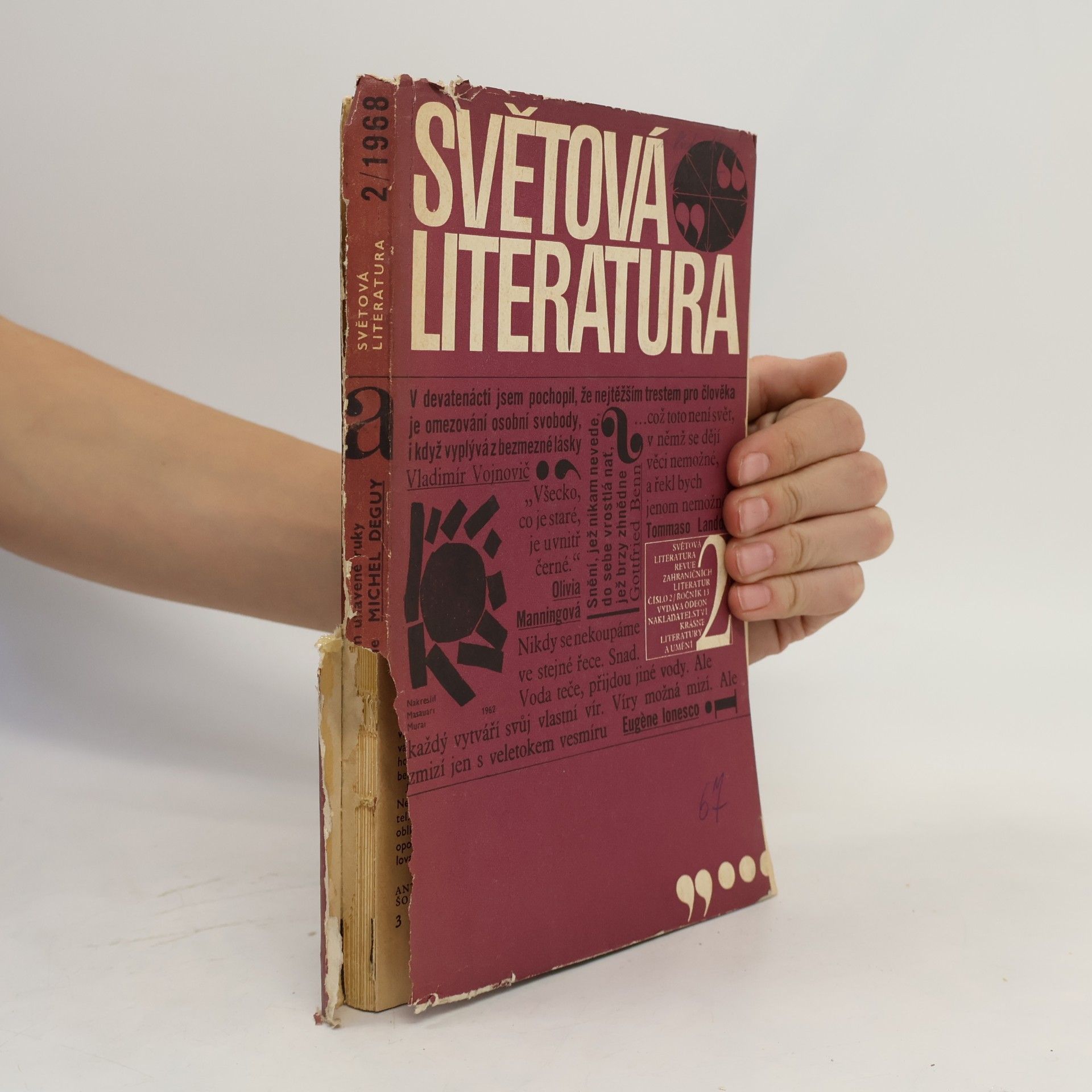 Various authors Světová literatura 2/1968