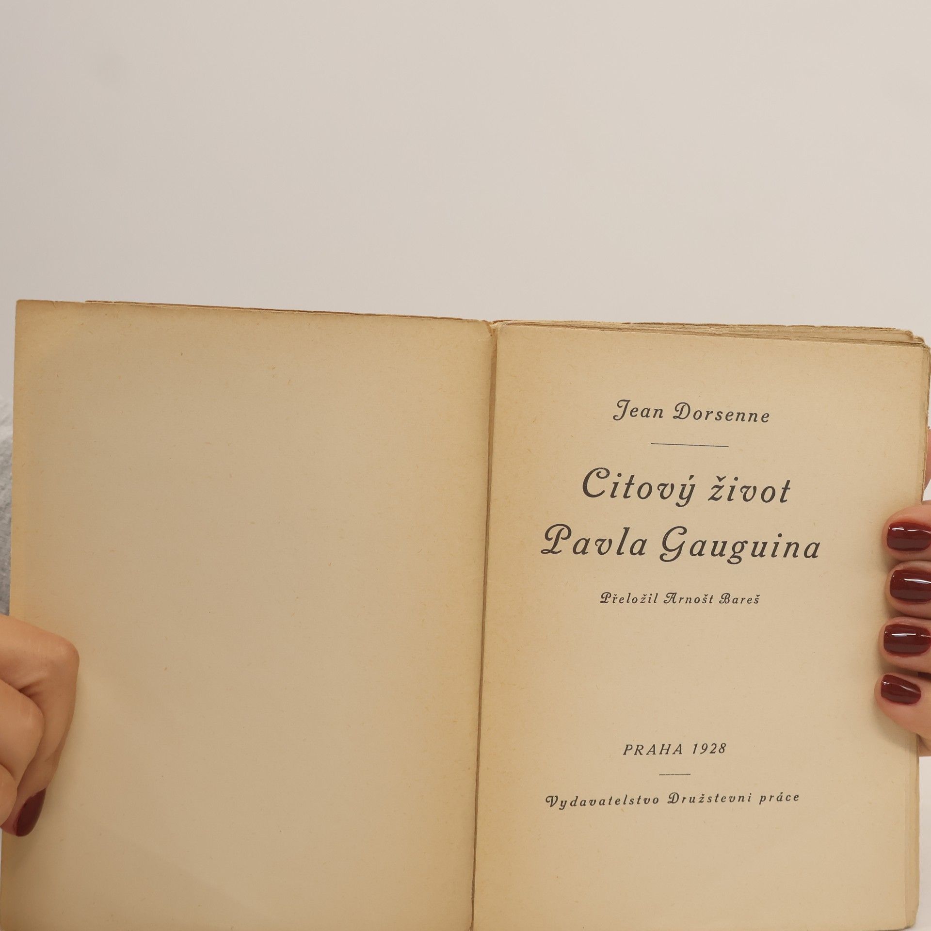 Jean Dorsenne Citový život Pavla Gauguna