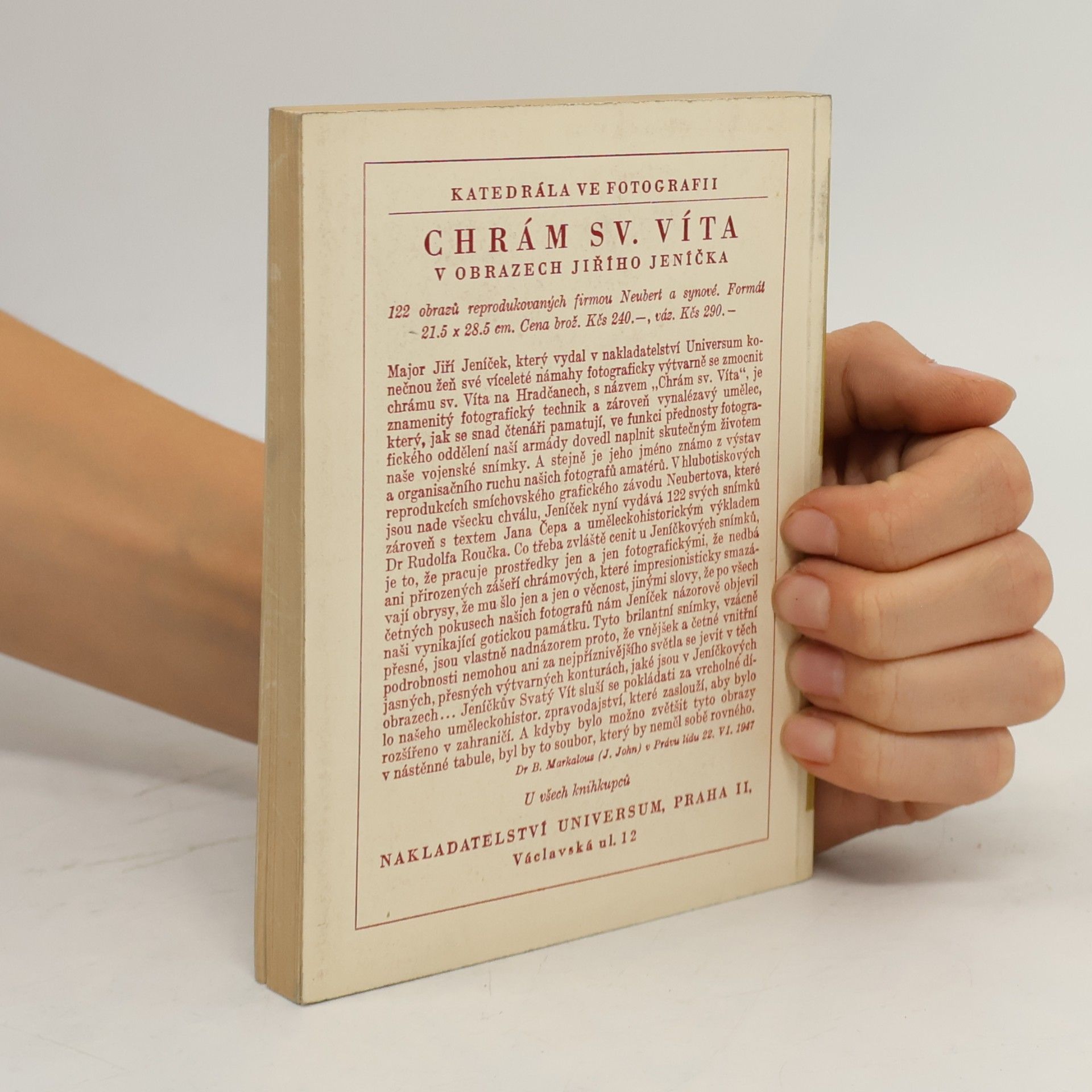 Rudolf Rouček Chrám sv. Víta. Dějiny a průvodce