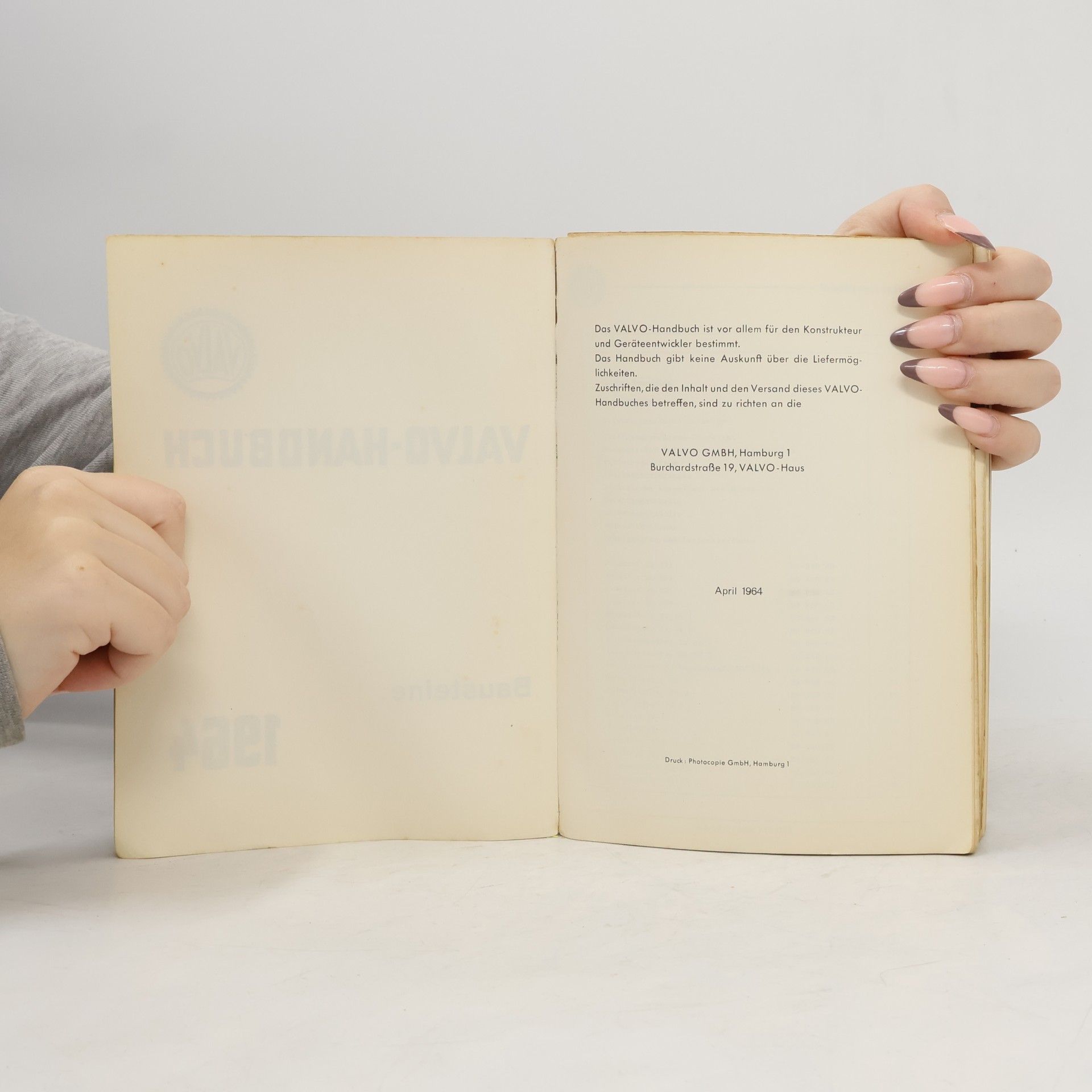 Various authors Valvo-Handbuch