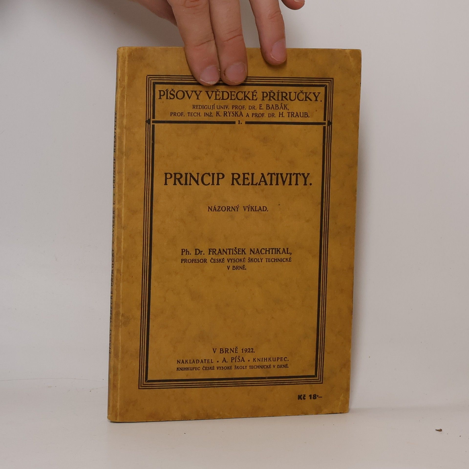 Nachtikal František Princip relativity