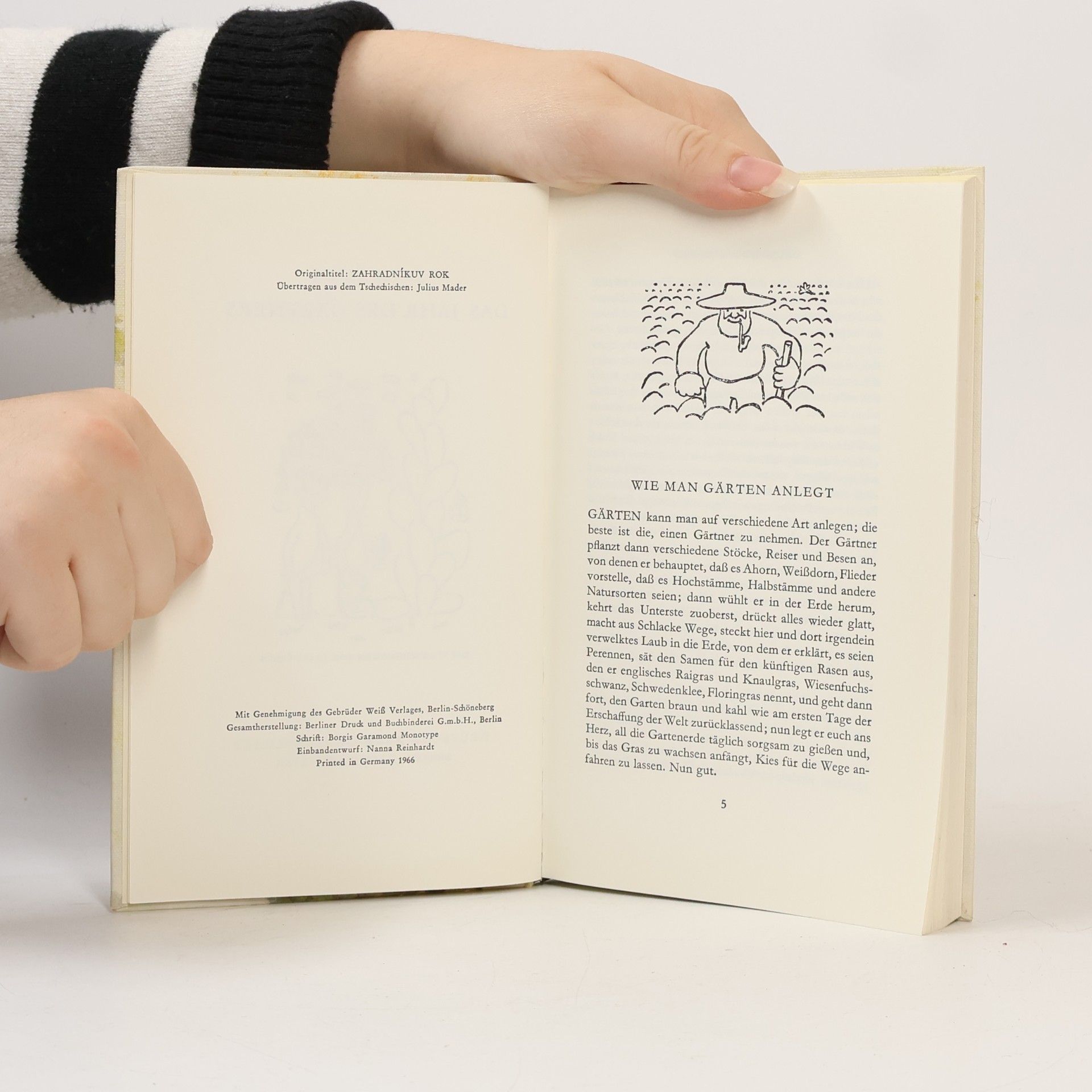 Karel Čapek Das Jahr der Gärtners