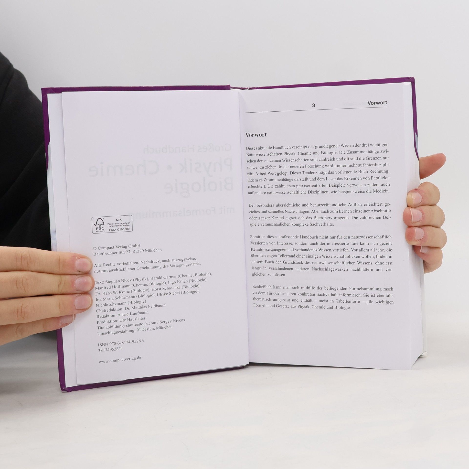 Various authors Großes Handbuch. Physik, Chemie, Biologie