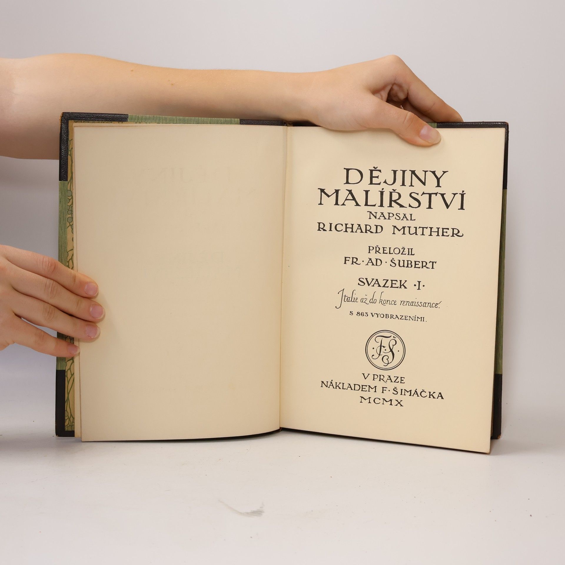 Richard Muther Dějiny malířství I.