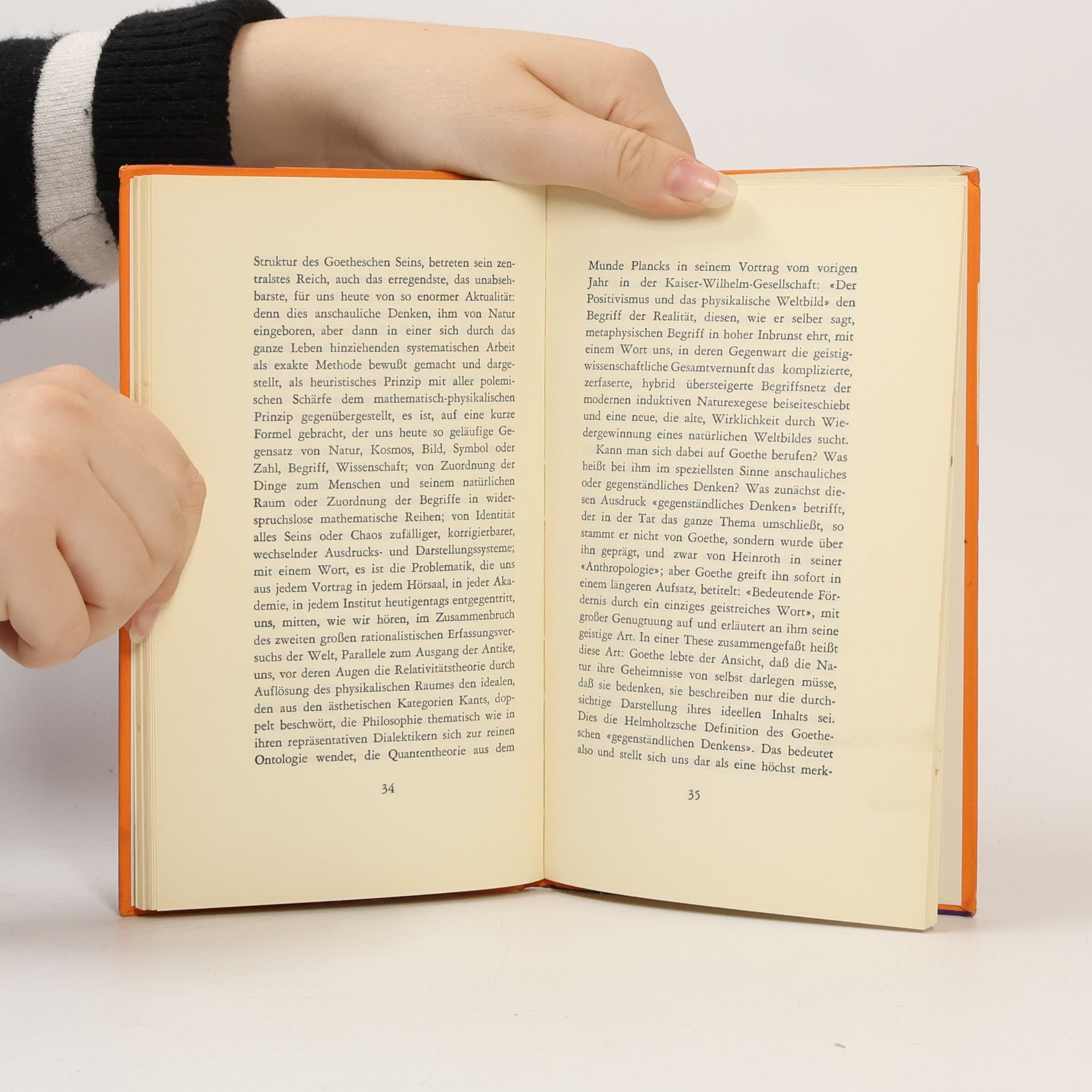 Gottfried Benn Goethe und die Naturwissenschaften