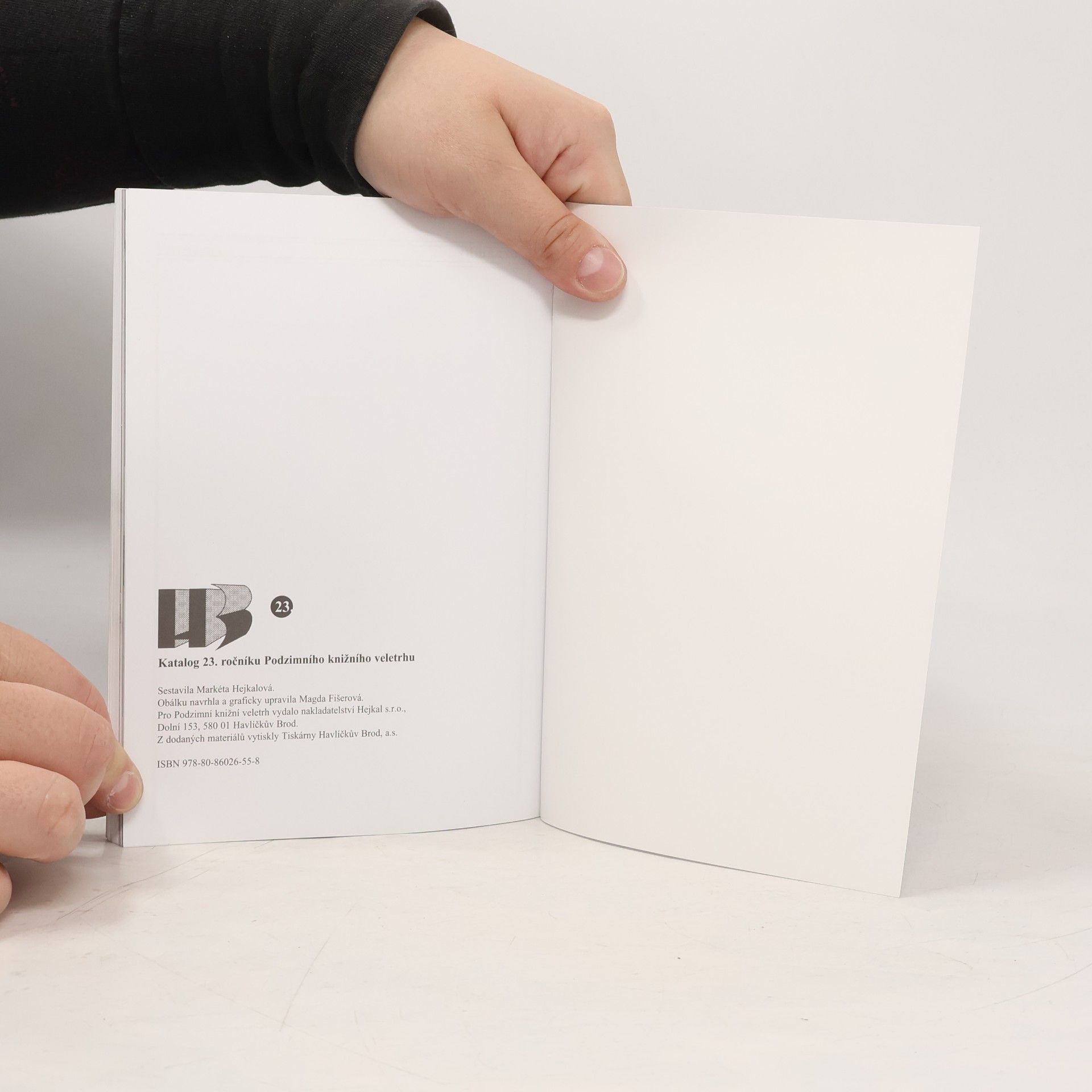 Markéta Hejkalová Katalog 23. ročníku Podzimního knižního veletrhu