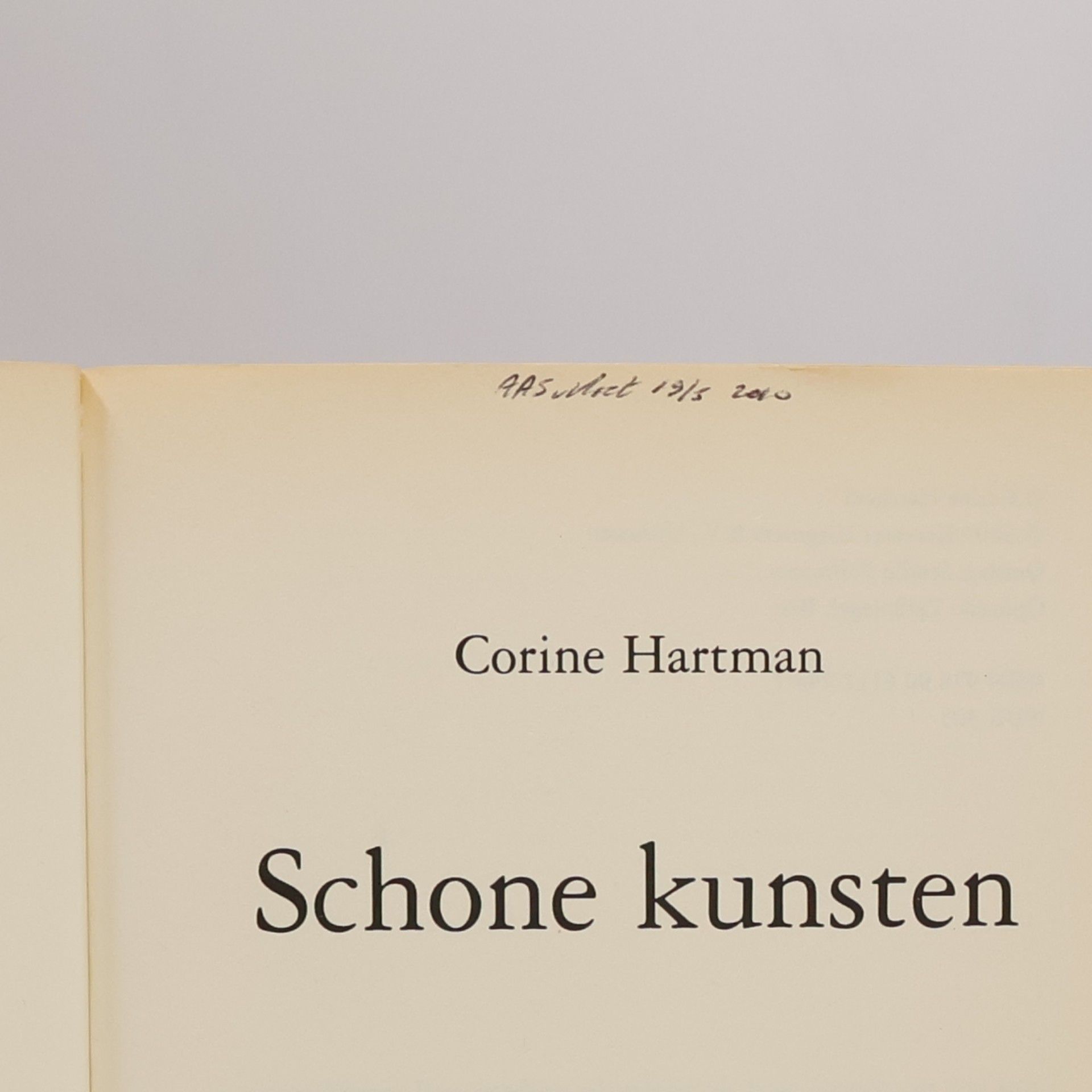 Corine Hartman Schone kunsten