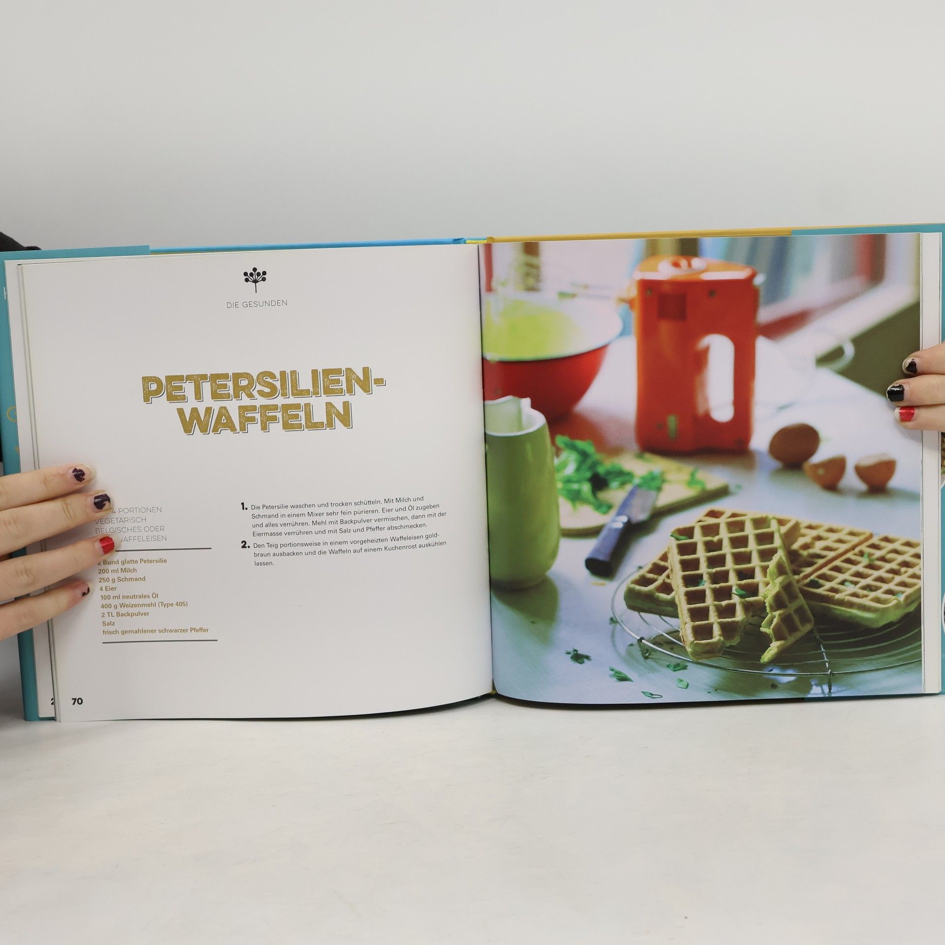 Stephanie Kosten Herzhafte Waffeln