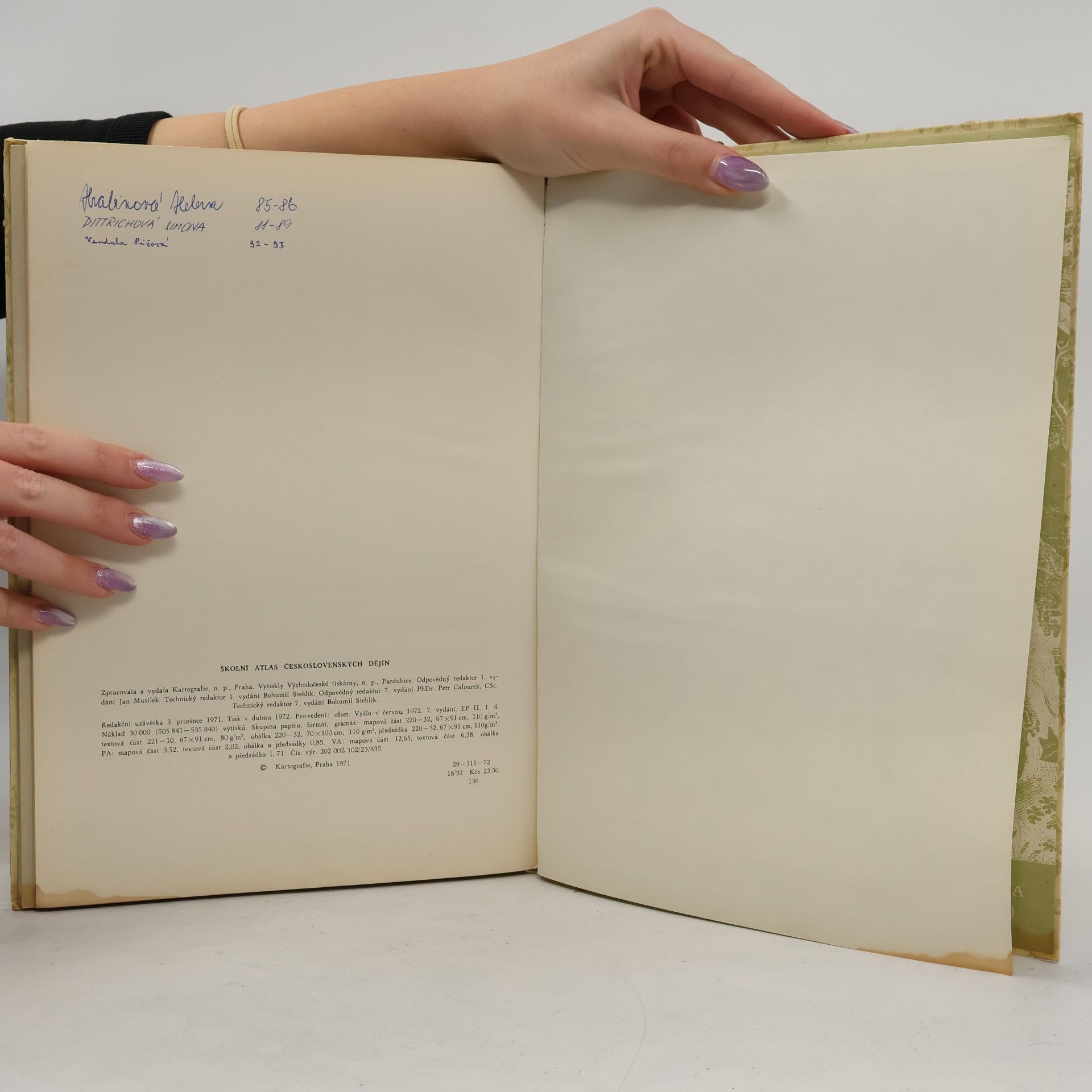 Autorenkollektiv Školní atlas československých dějin