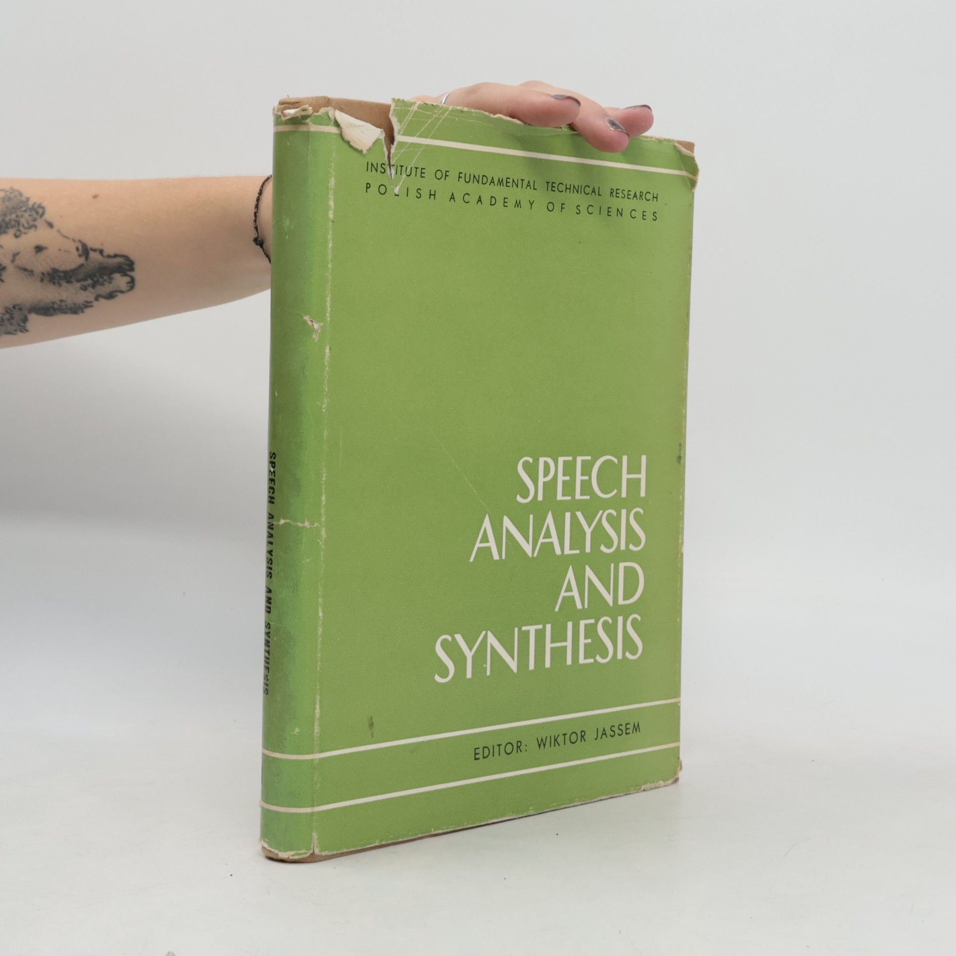 Autorenkollektiv Speech Analysis and Synthesis