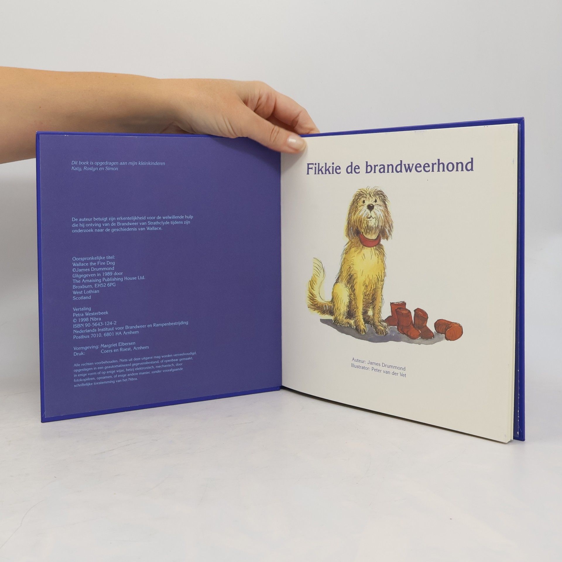 Petra Westerbeek Fikkie de brandweerhond