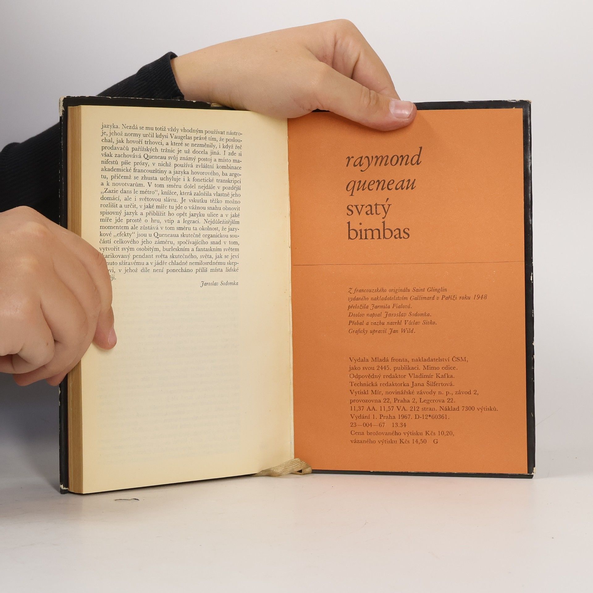 Raymond Queneau Svatý Bimbas