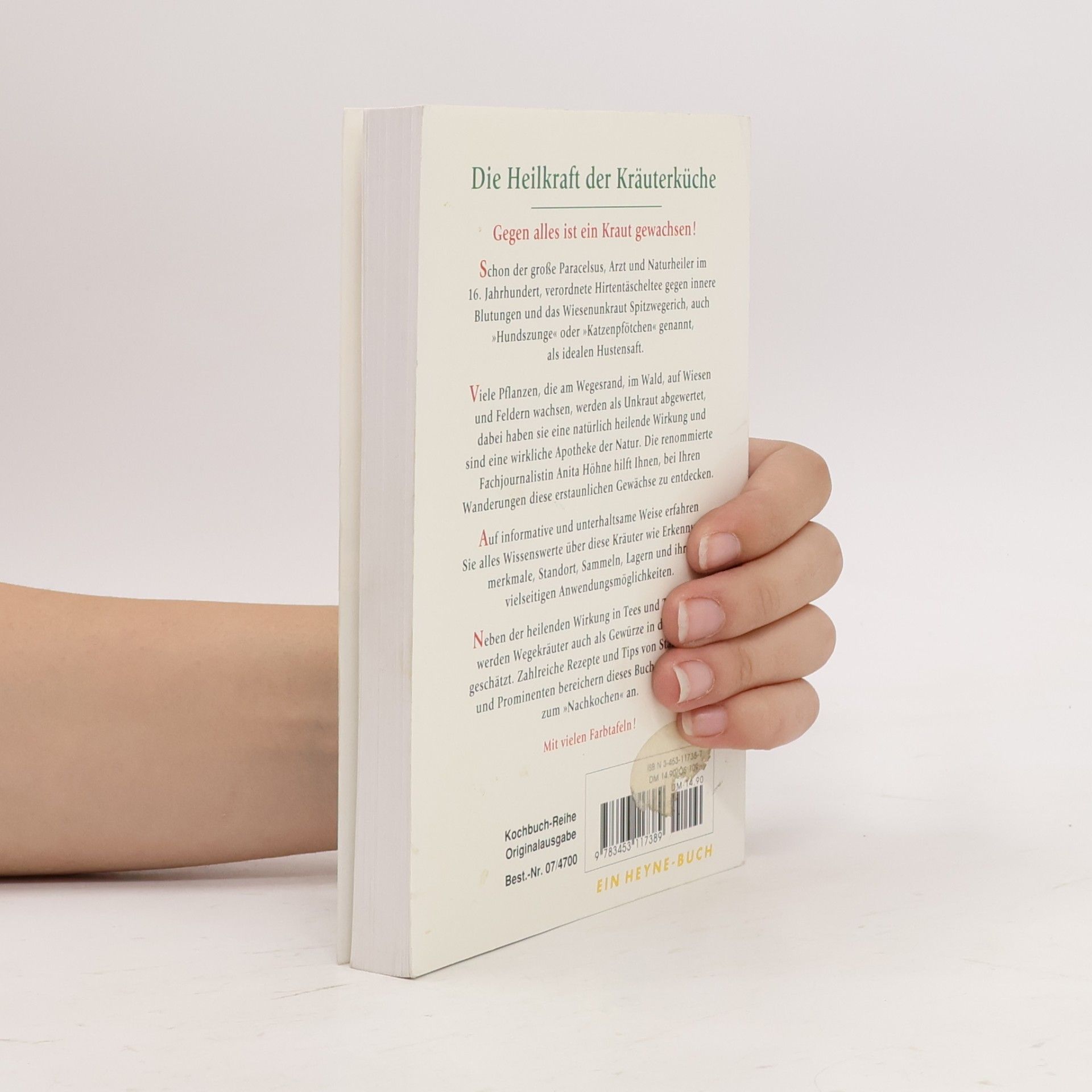 Anita Höhne Heyne Kochbuch Reihe: Medizin am Wegesrand