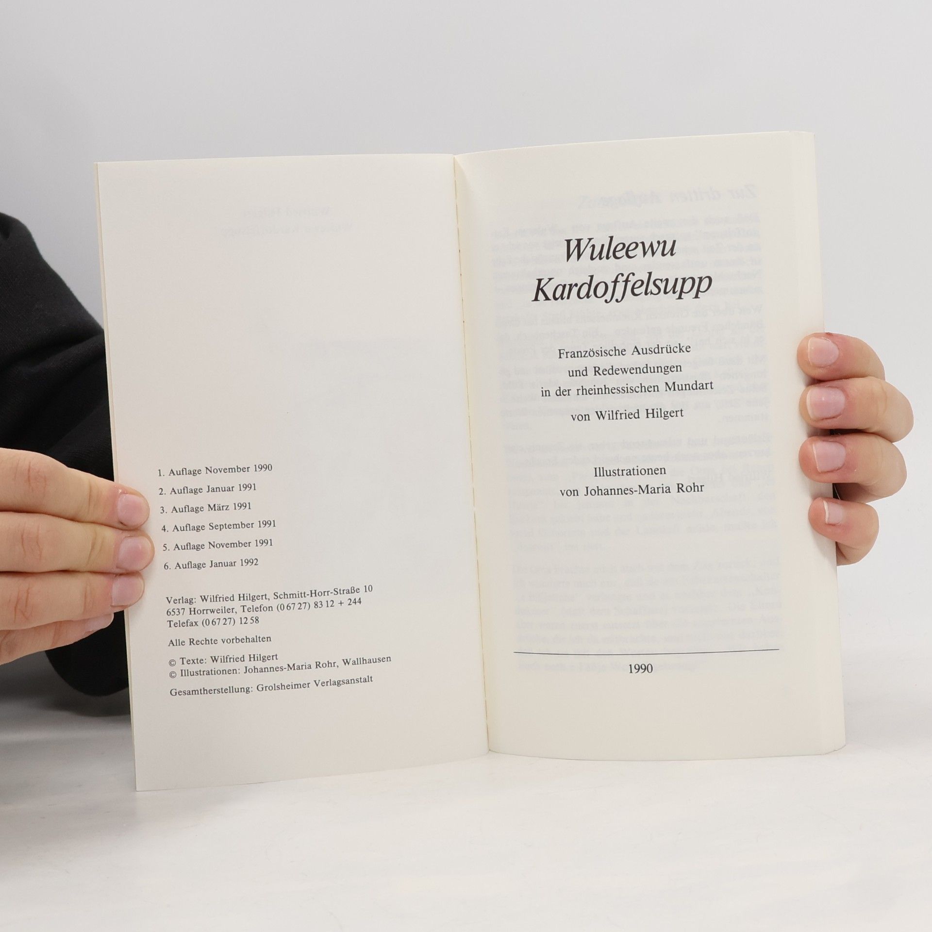 Wilfried Hilgert Wuleewu Kardoffelsupp