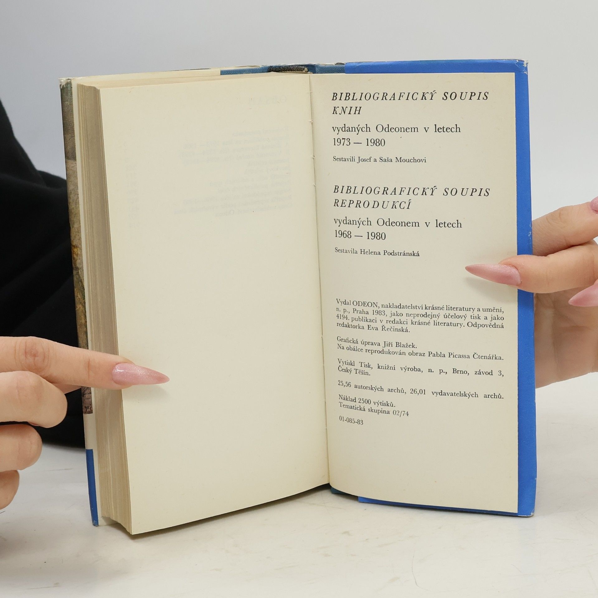 Helena Podstránská  Bibliografický soupis Odeonu 1973 - 1980