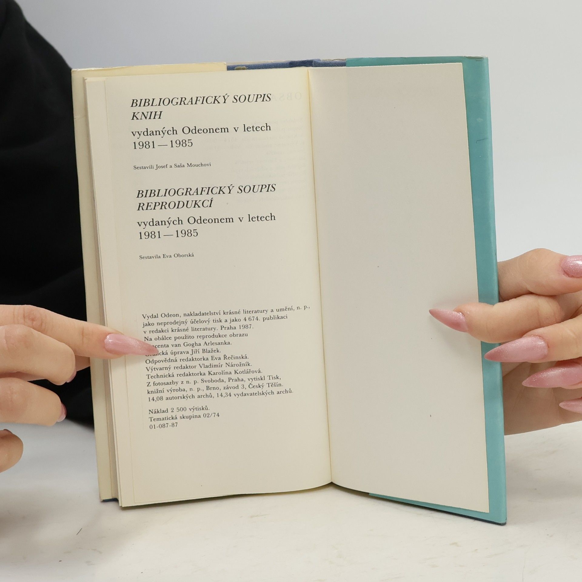 Josef Moucha Bibliografický soupis Odeonu 1981-1985