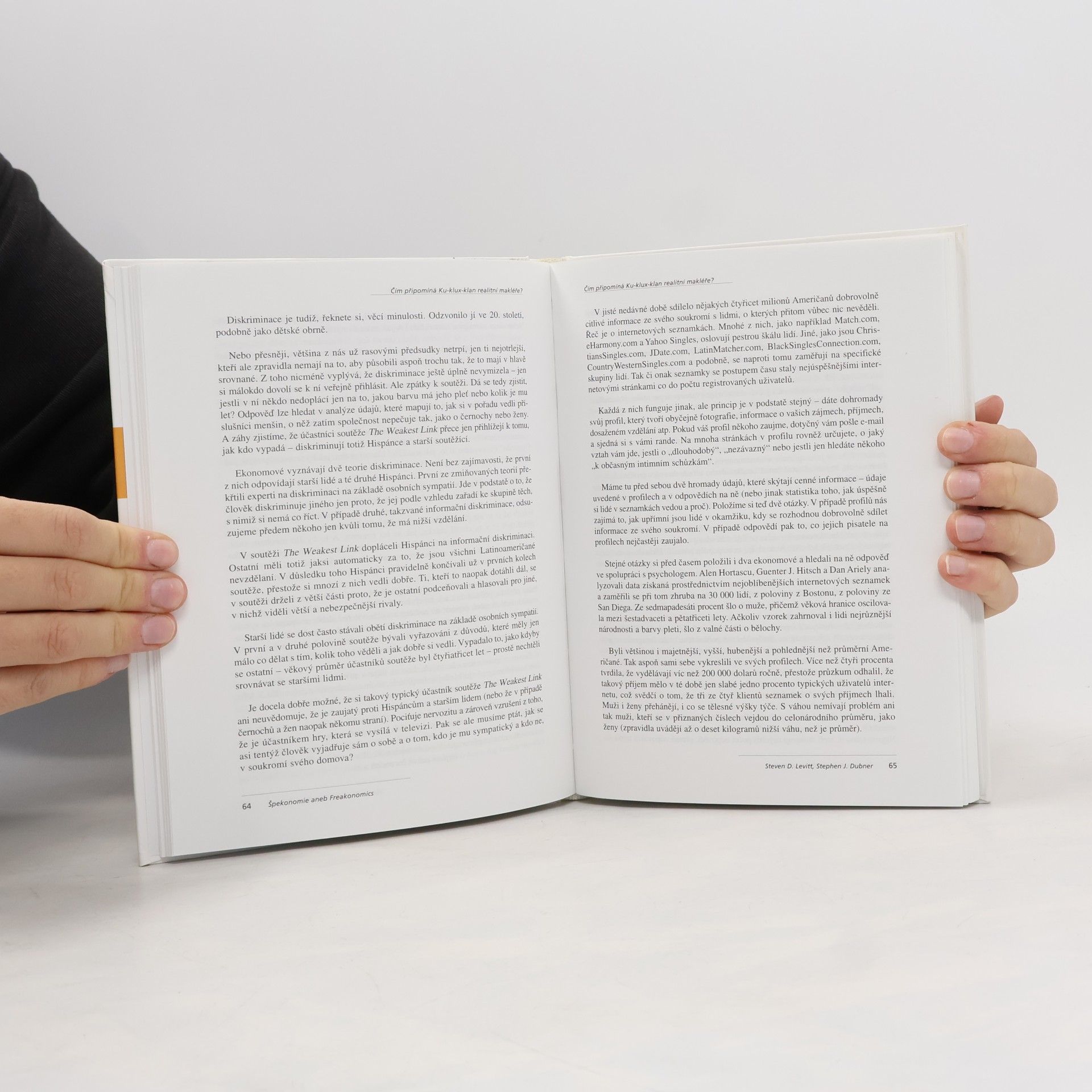 Steven D. Levitt Špekonomie aneb Freakonomics