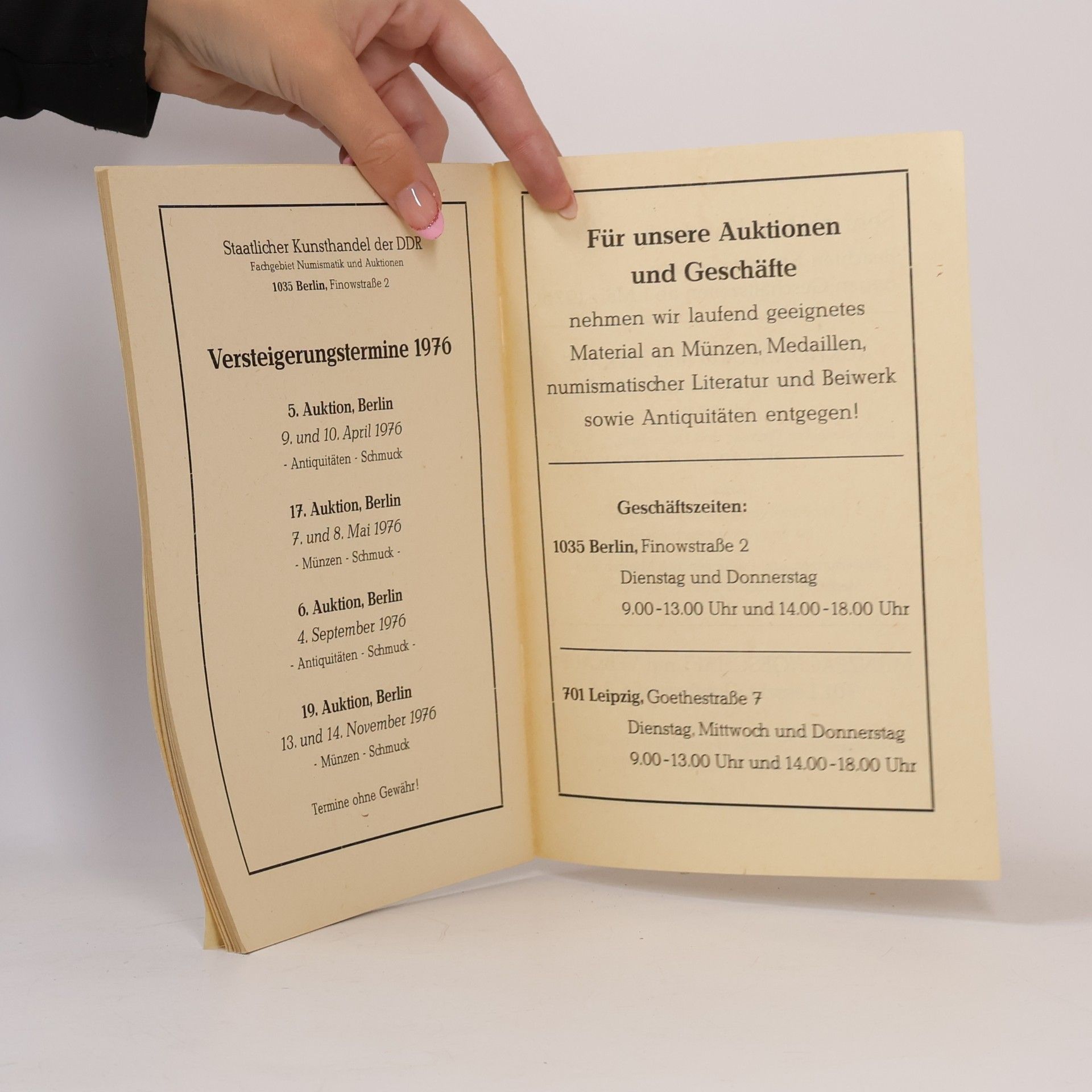 Siegfried Bauer Preisstudie 1976
