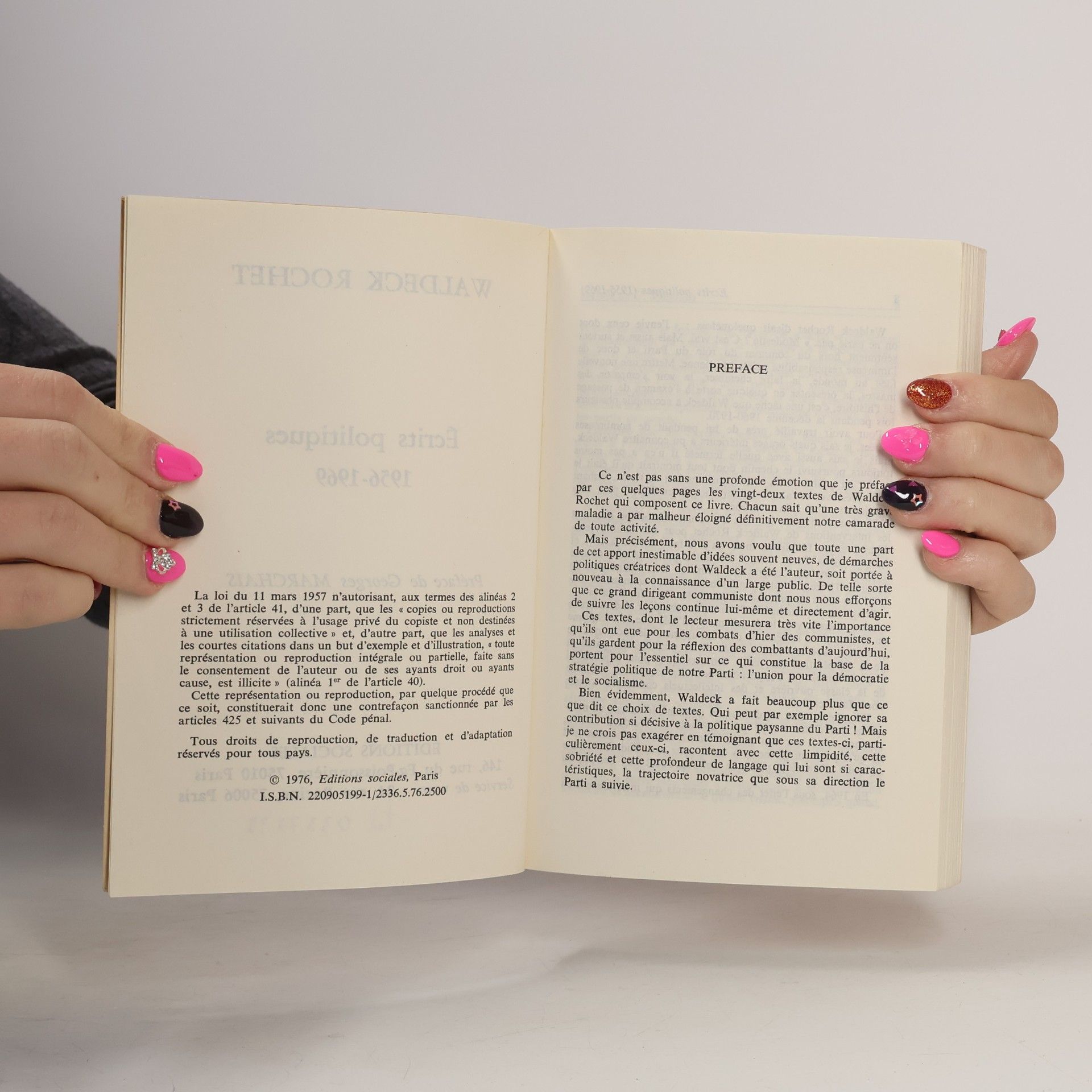 Waldeck Rochet Ecrits politiques 1956-1969