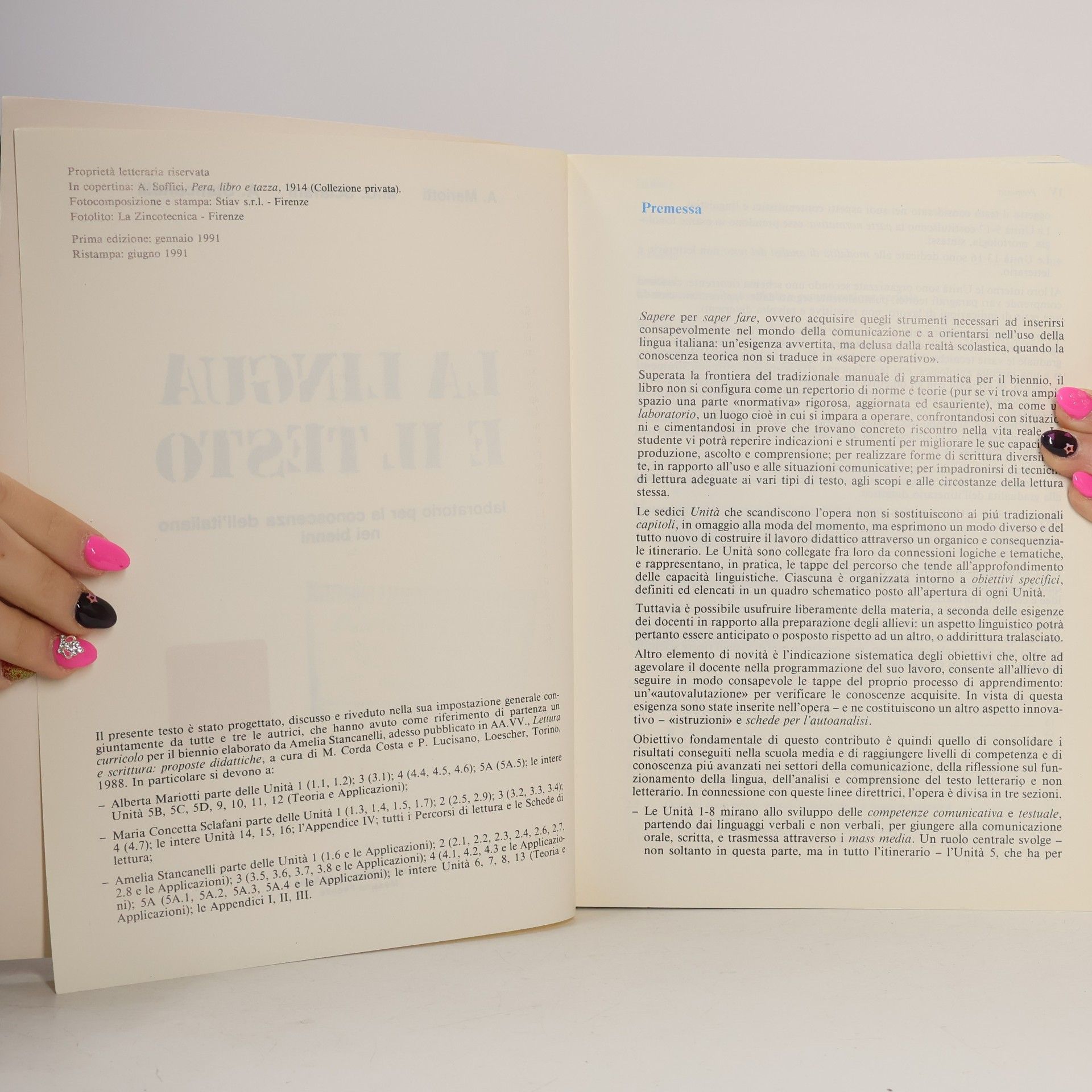 Autorenkollektiv La lingua e il testo