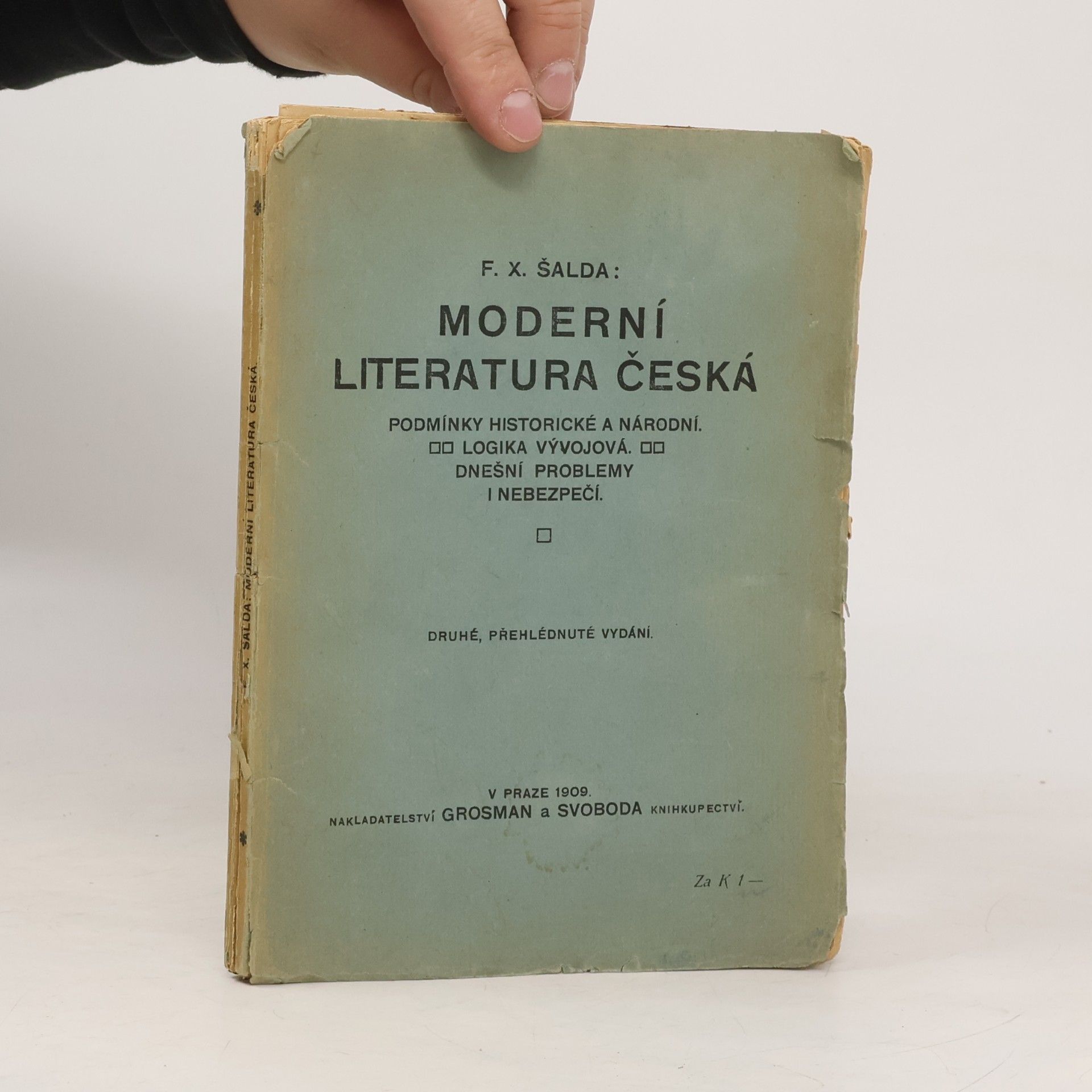 František Xaver Šalda Moderní literatura česká