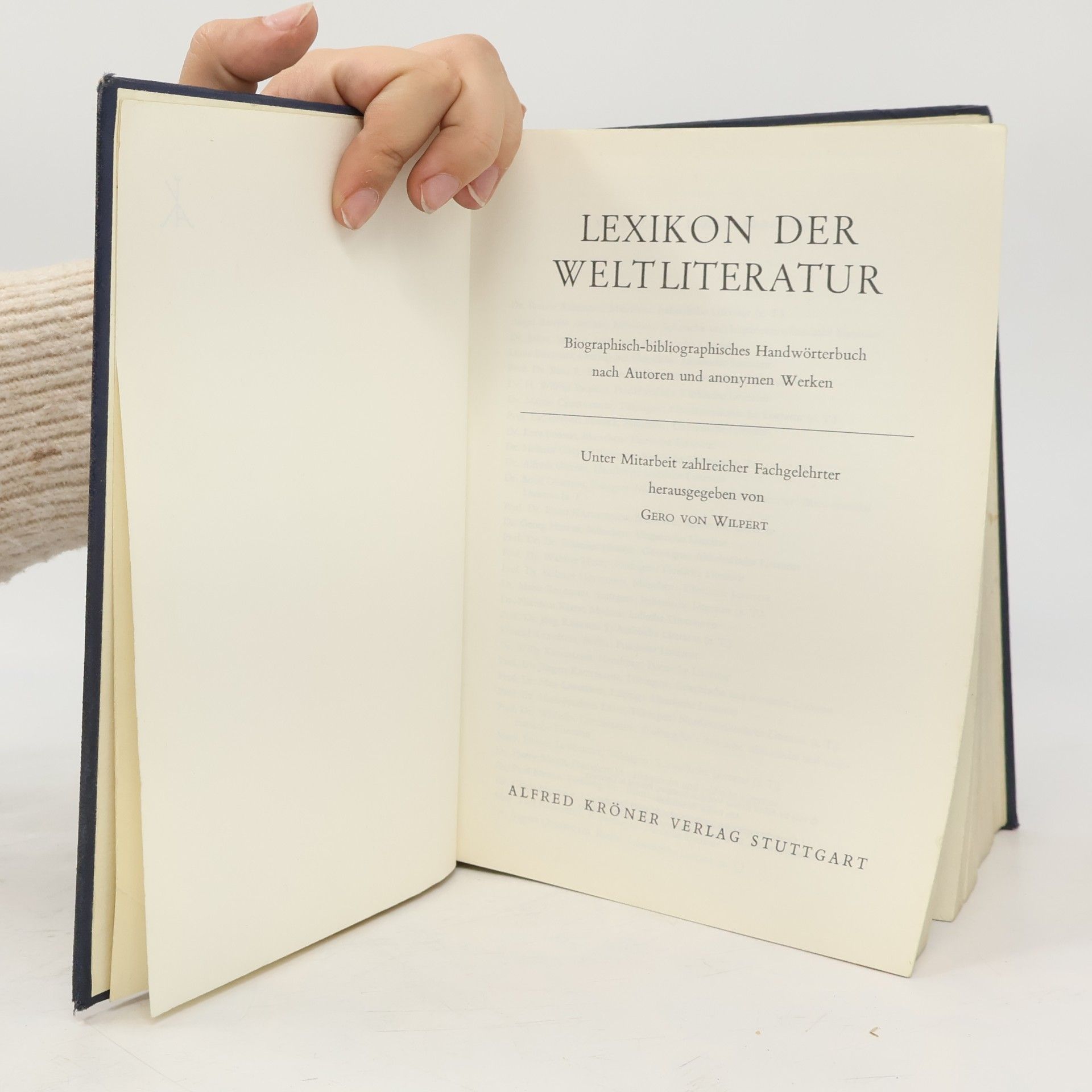 AA.VV. Lexikon der Weltliteratur
