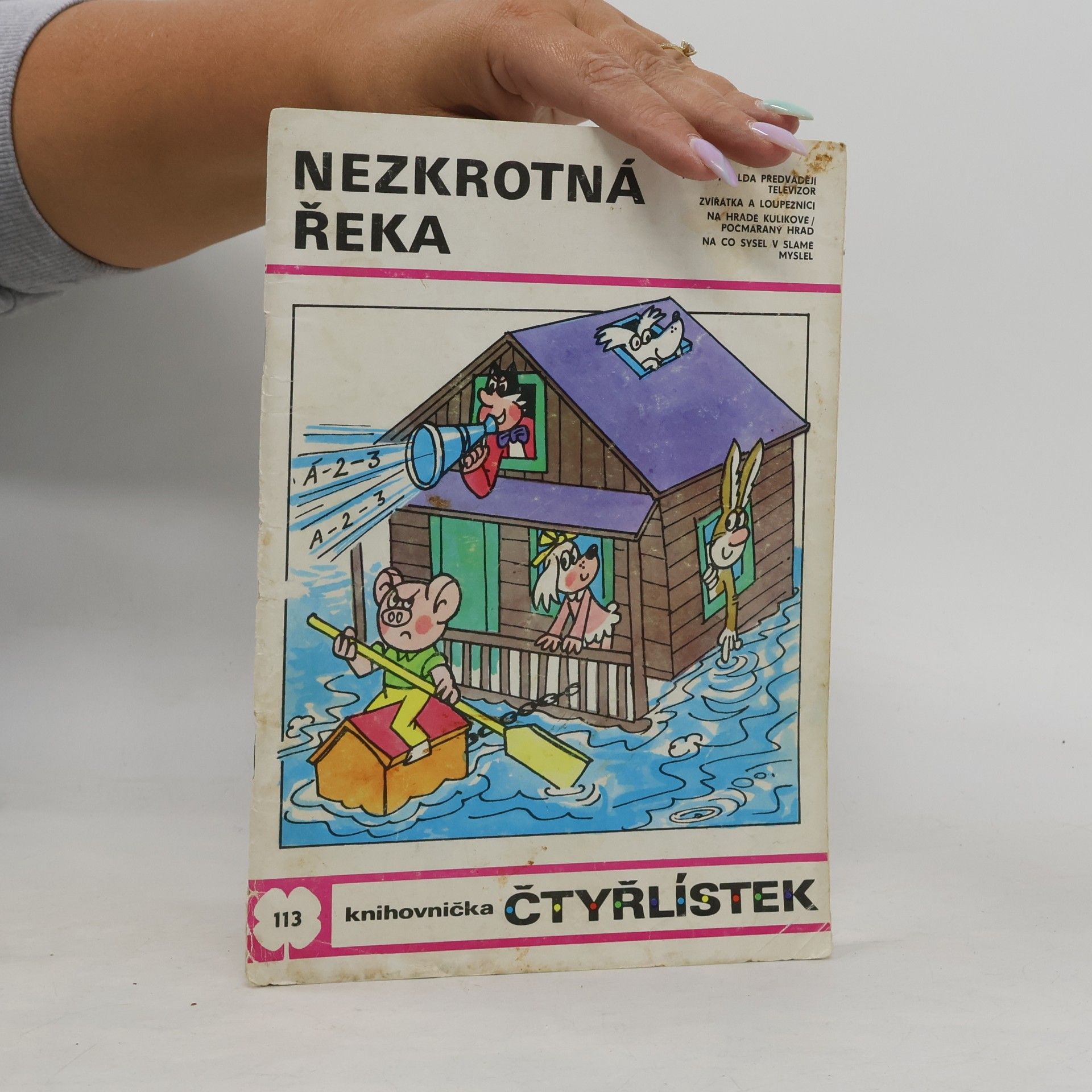 Jaroslav Němeček Čtyřlístek 113. Nezkrotná řeka