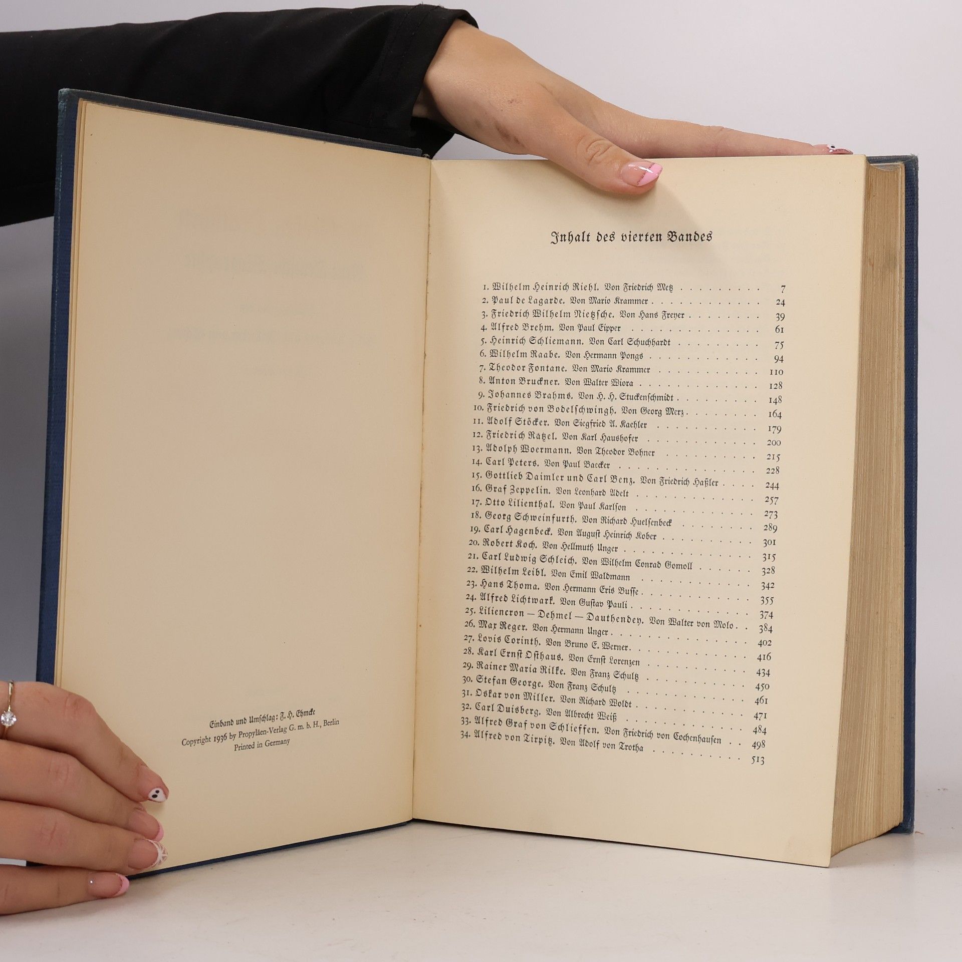 J. H. Ehmcke Die Großen Deutschen