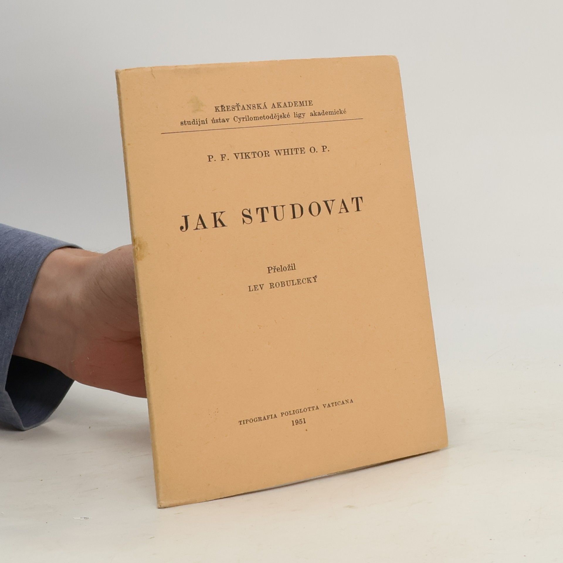 Victor White Jak studovat