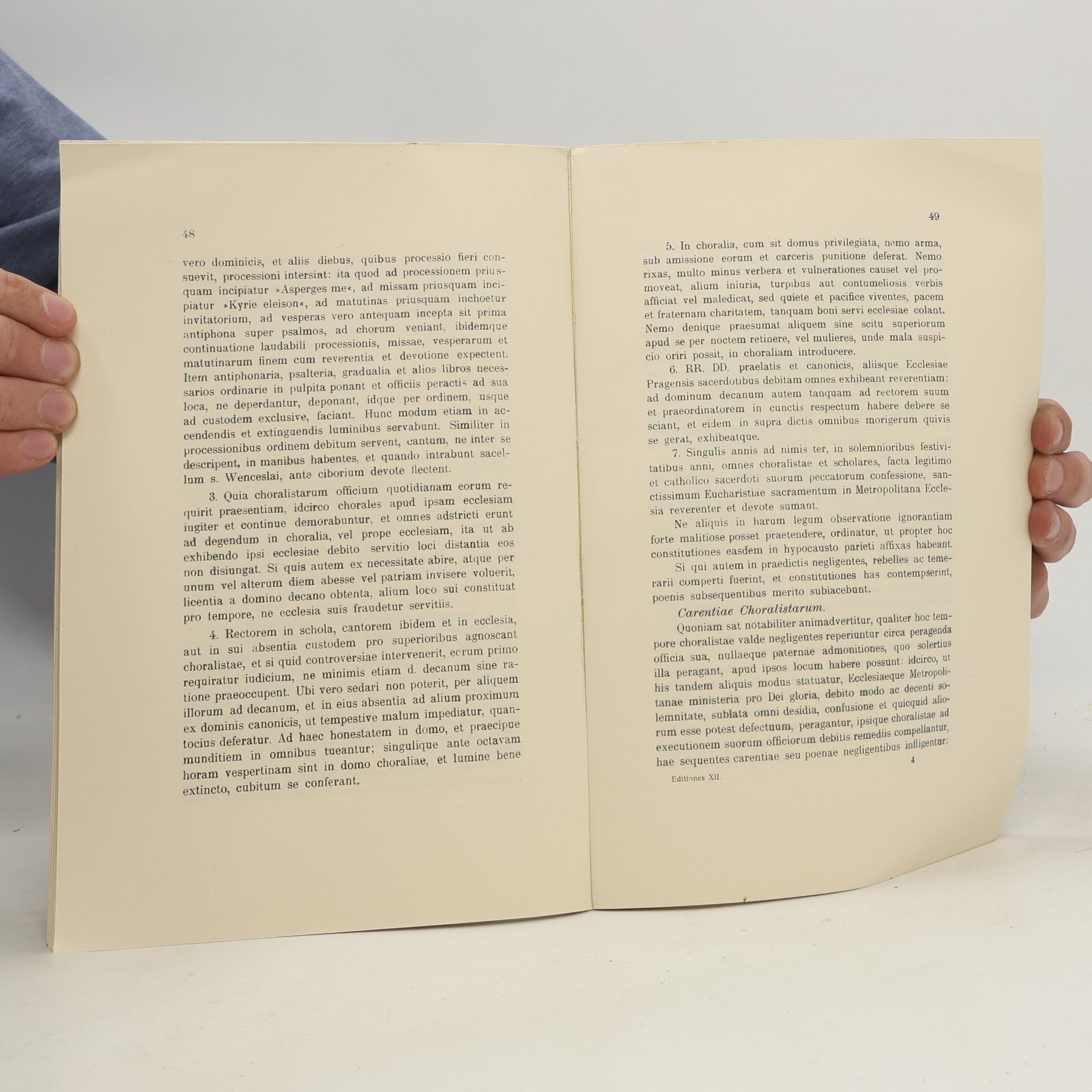Casparum Arsenium A Radbusa Liber informationum de altaribus, fundationibus, et aliis divinis officiis in Metropolitana Ecclesia Pragensi peragi solitis