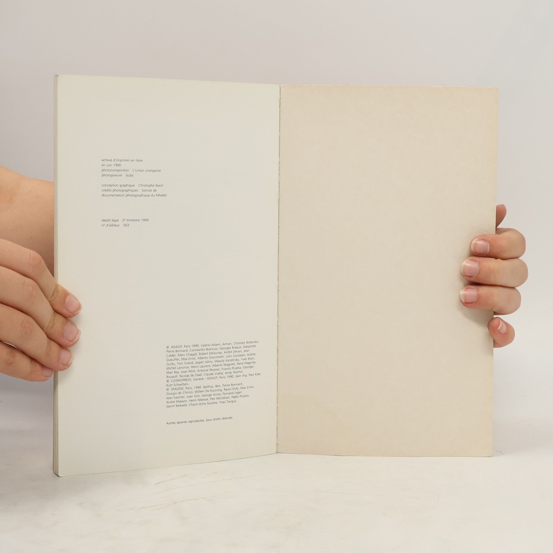 Guide des collections permanentes du Musée national d'art moderne