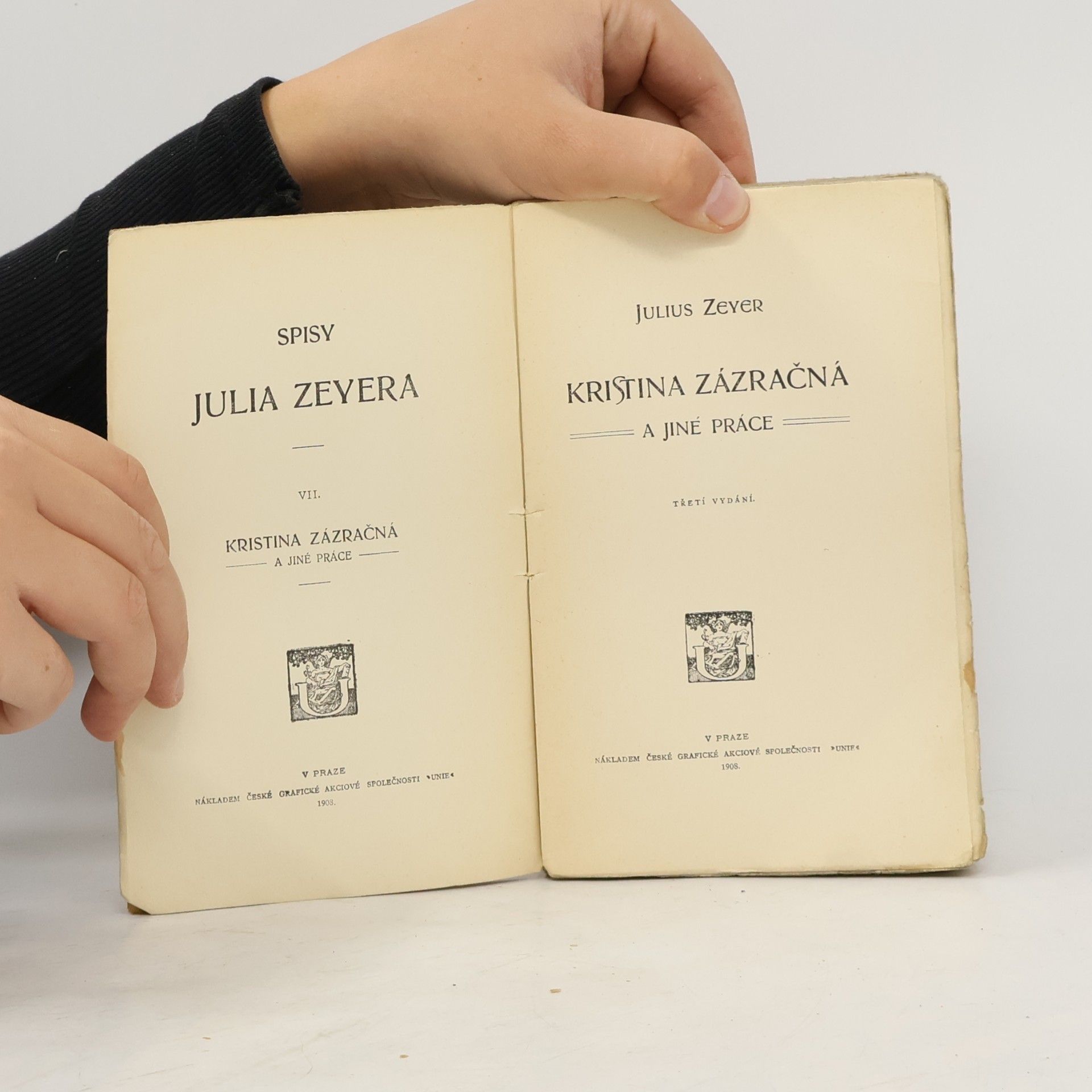 Julius Zeyer Kristina zázračná a jiné práce