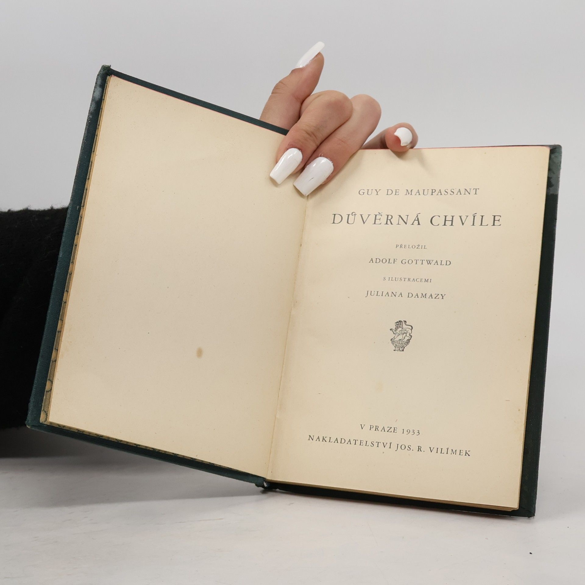 Guy de Maupassant Důvěrná chvíle