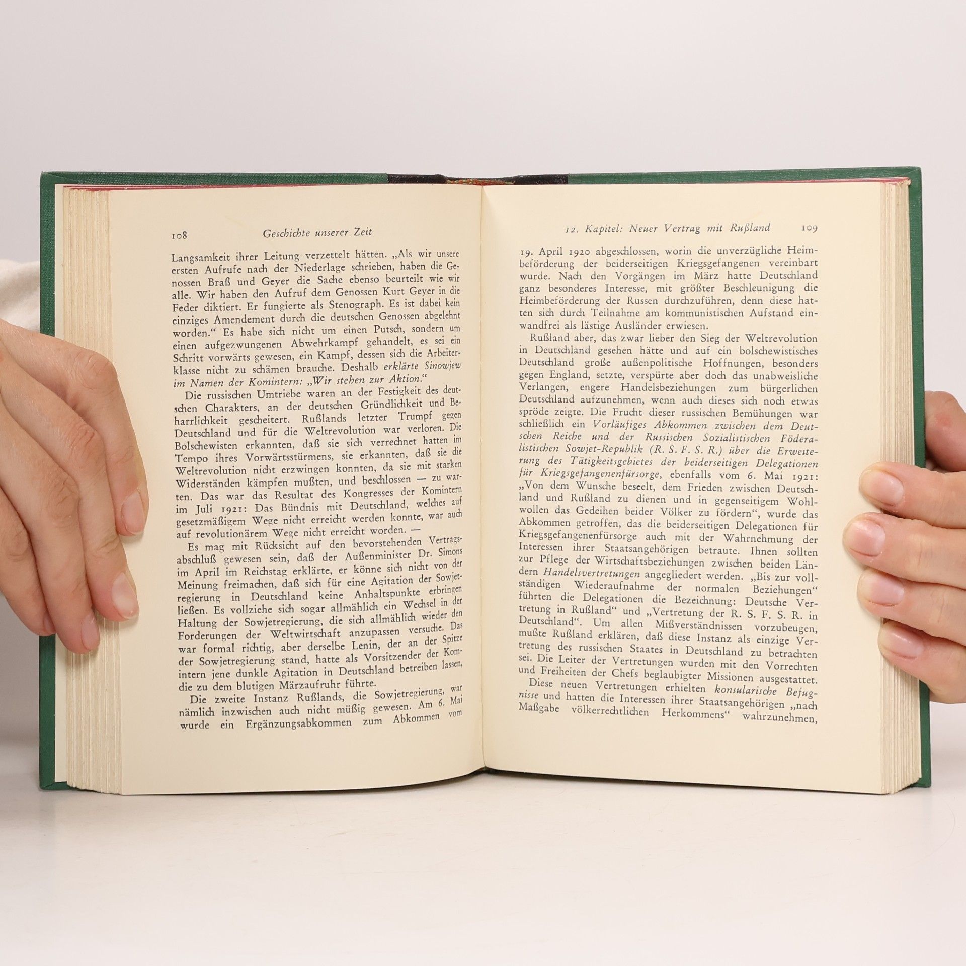 Karl Siegmar von Galéra Geschichte unserer Zeit Band 2. Die Revolution, ihre Entstehung und Folgen 1916-1922