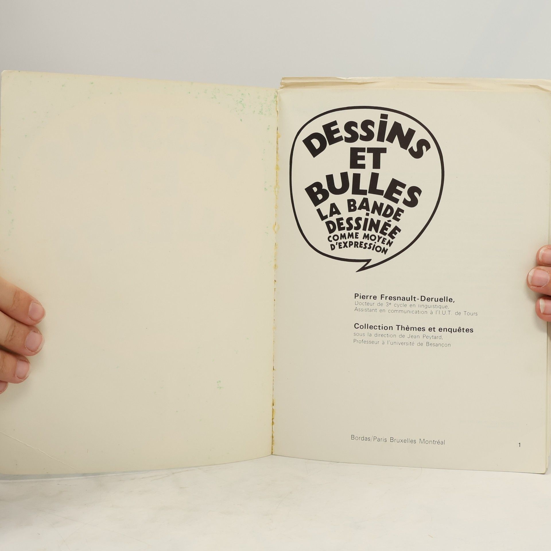 Pierre Fresnault-Deruelle Dessins et bulles