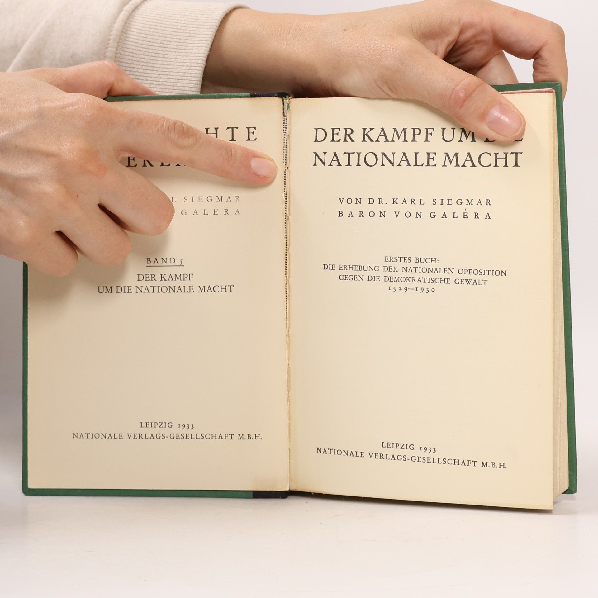 Dr. Karl Siegmar Baron Von Galéra Galéra Geschichte V.