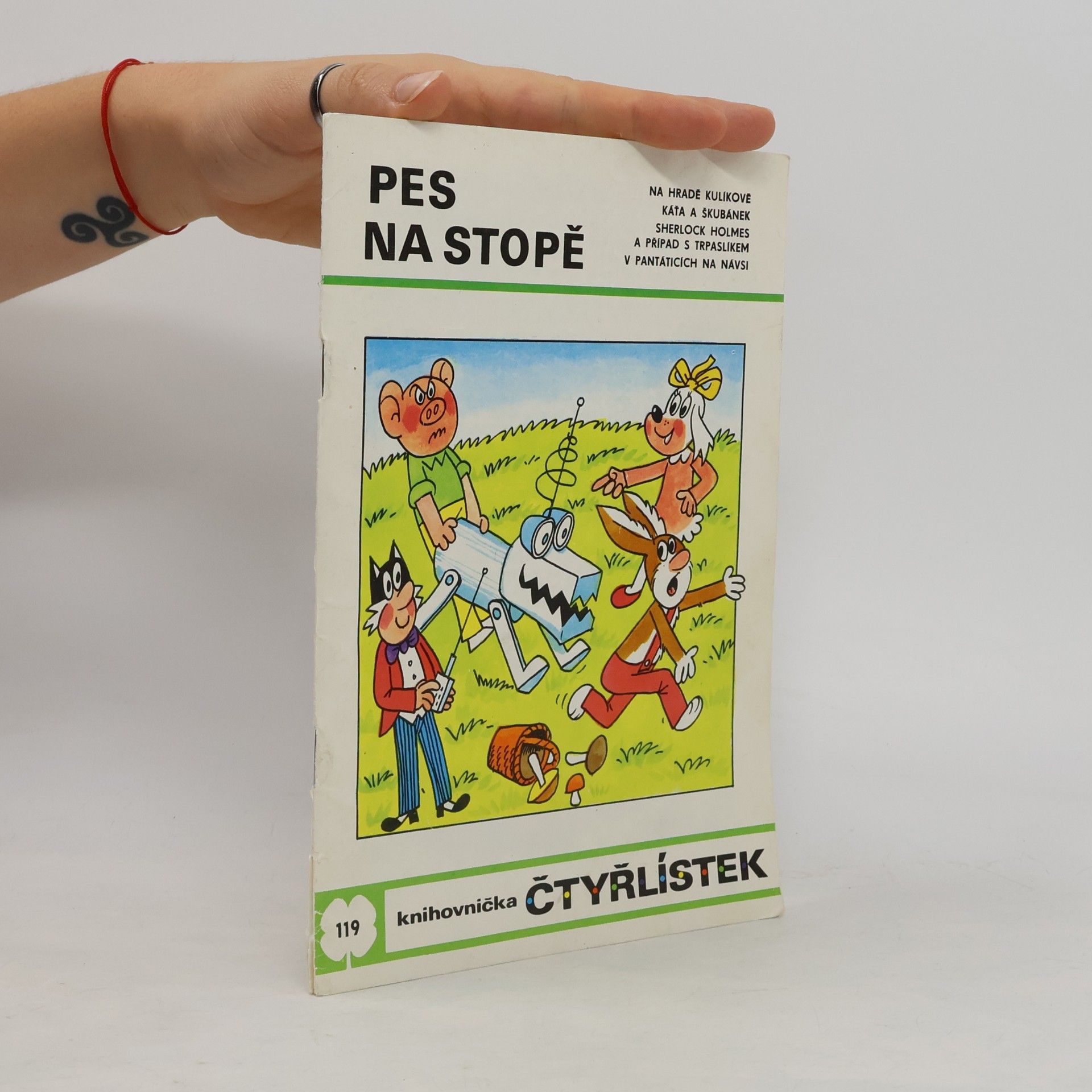 Ljuba Štíplová Čtyřlístek 119. Pes na stopě