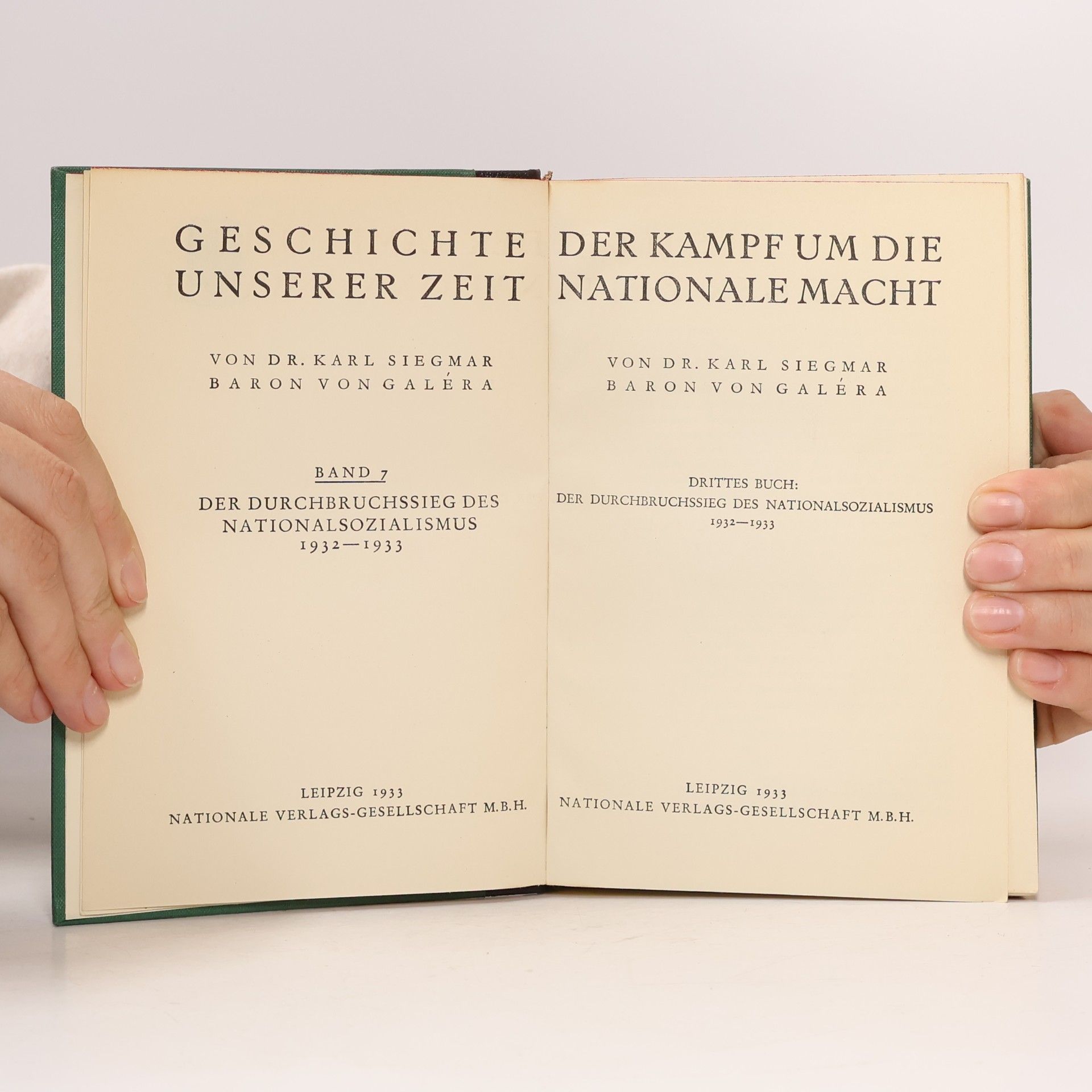 Karl Siegmar Baron von Galéra Galéra Geschichte VII