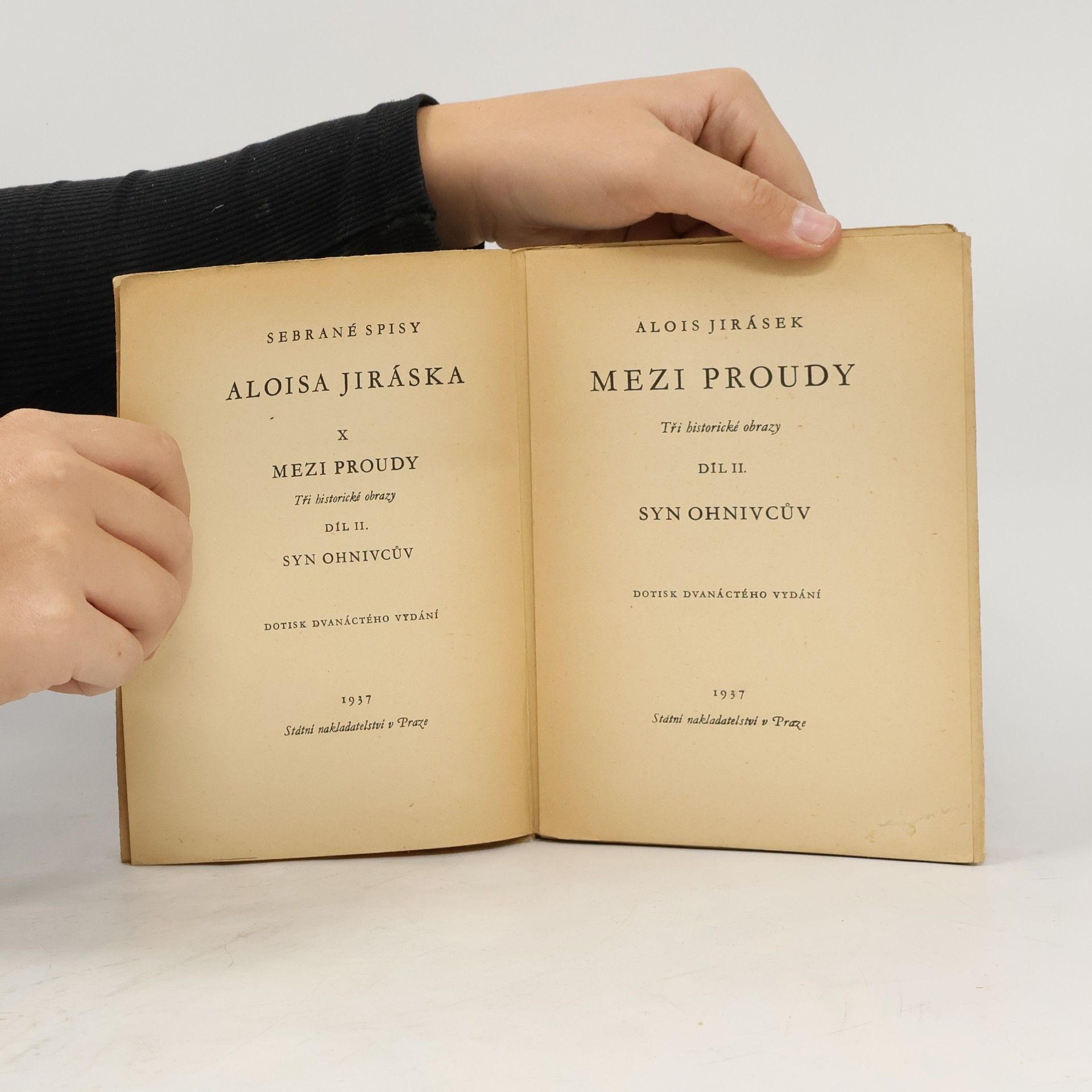 Alois Jirásek Mezi proudy. Tři historické obrazy. Díl II. Syn ohnivcův